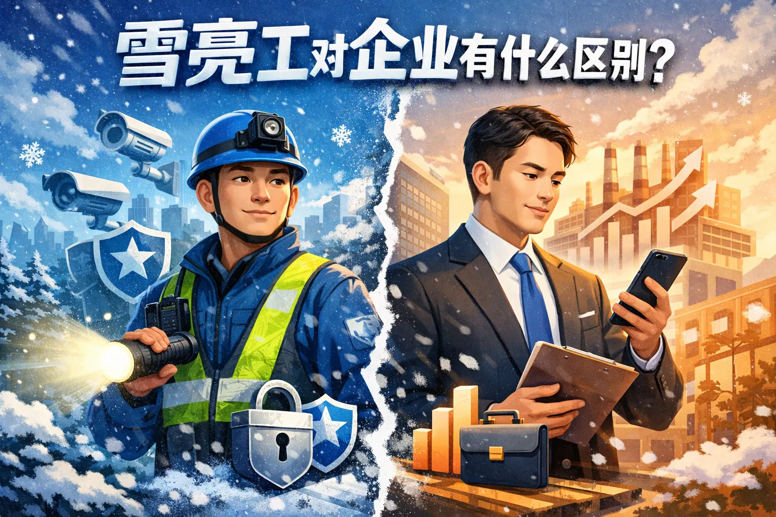 雪亮工对企业有什么区别