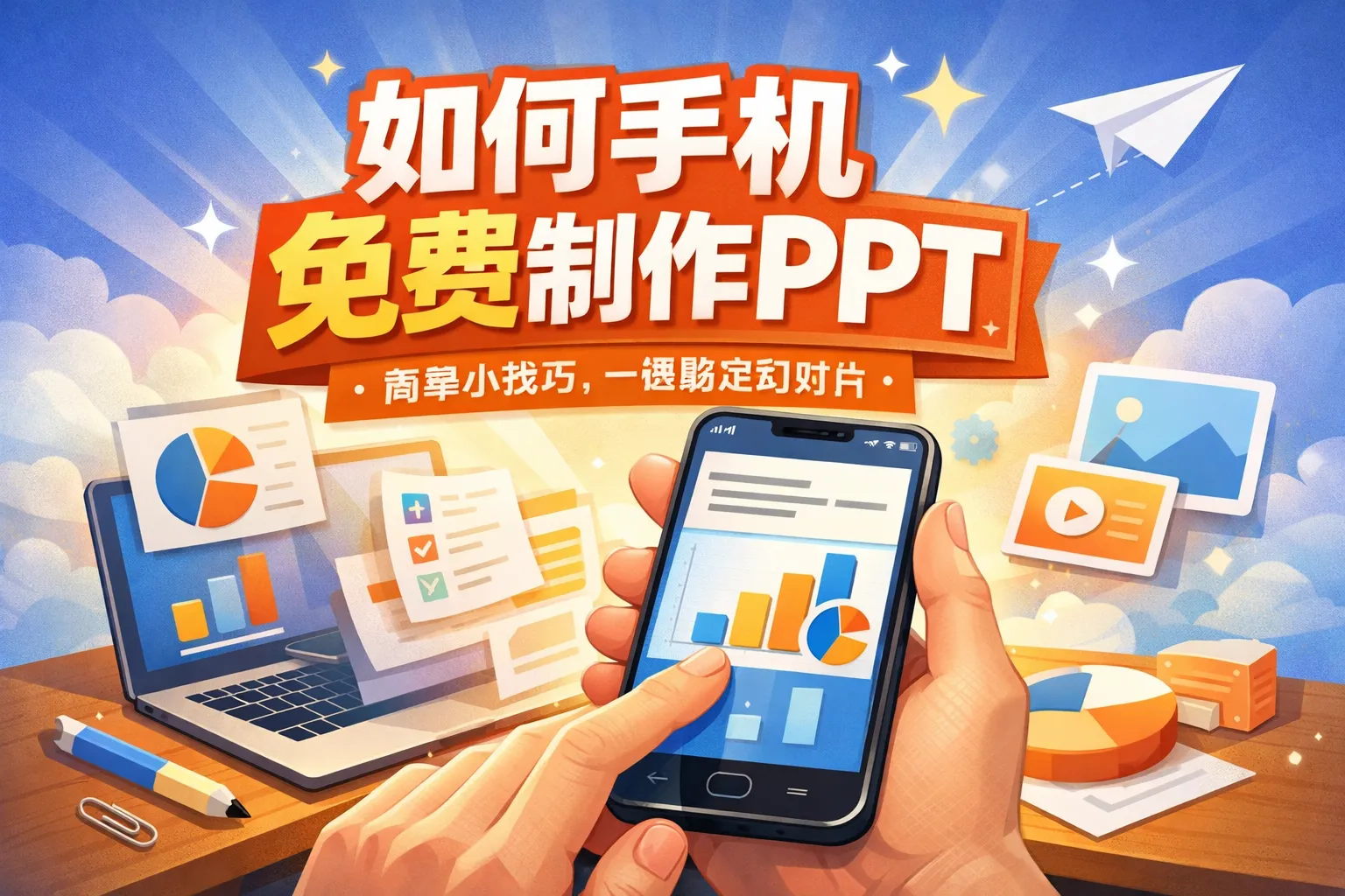 如何手机免费制作ppt