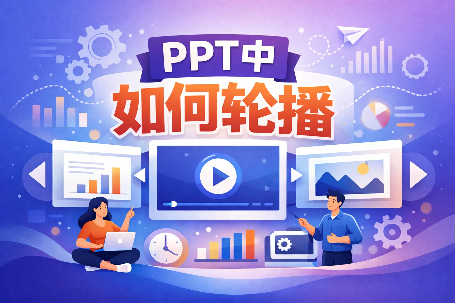 ppt 中如何轮播