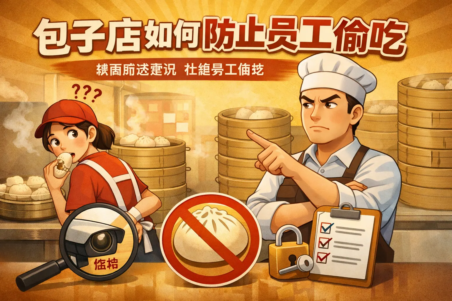 包子店如何防止员工