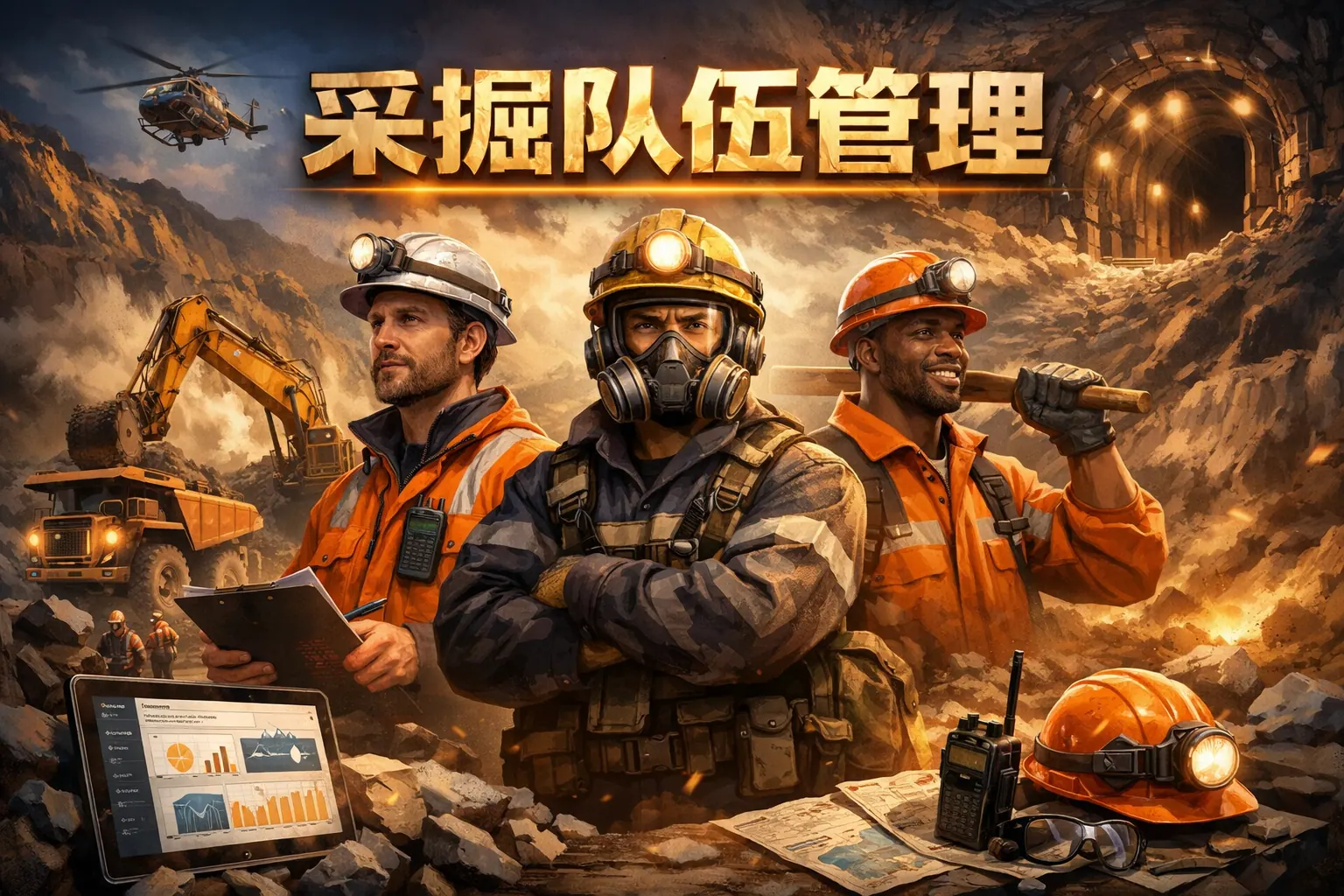 项目类型是采掘队伍管理