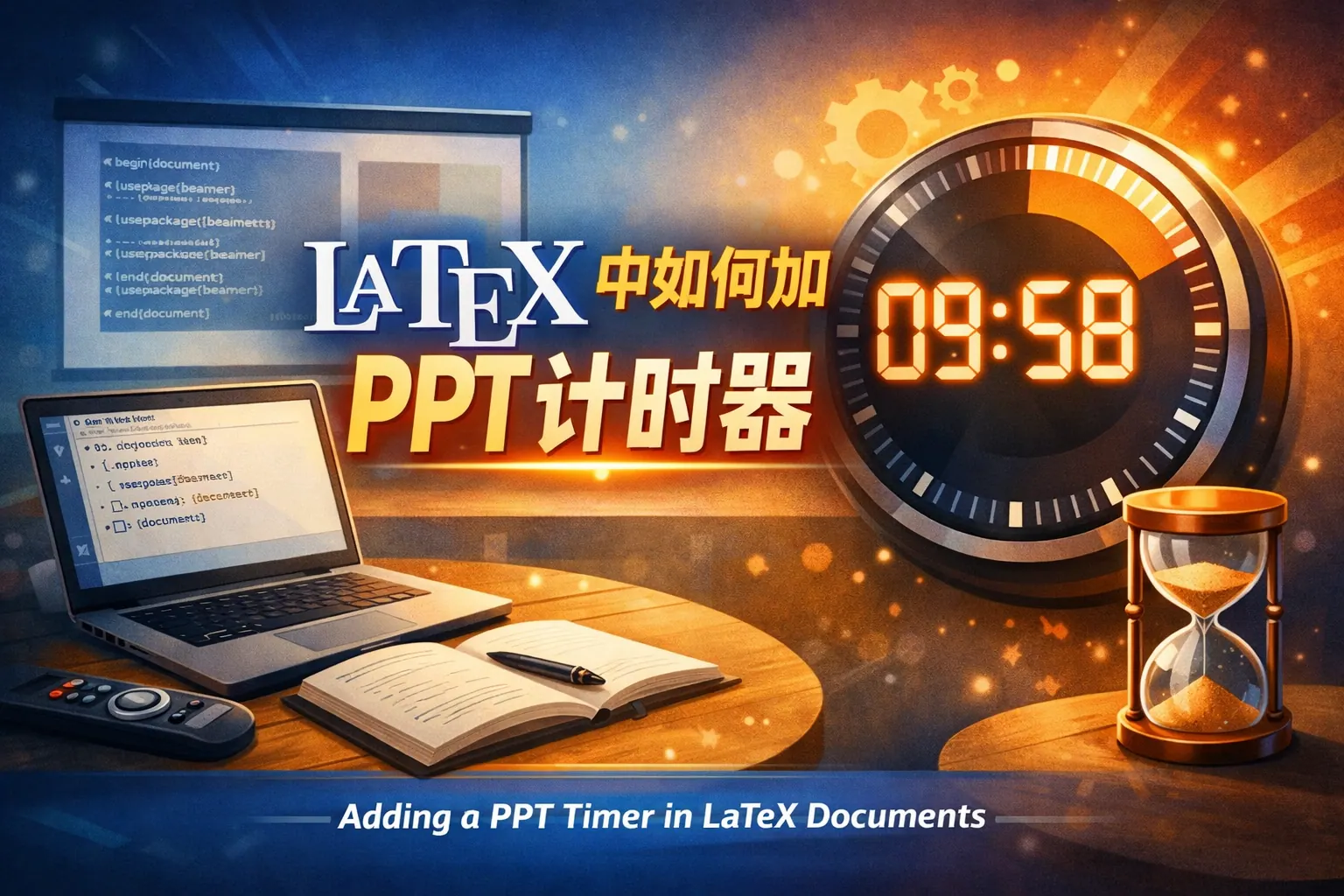 tex中如何加ppt计时器