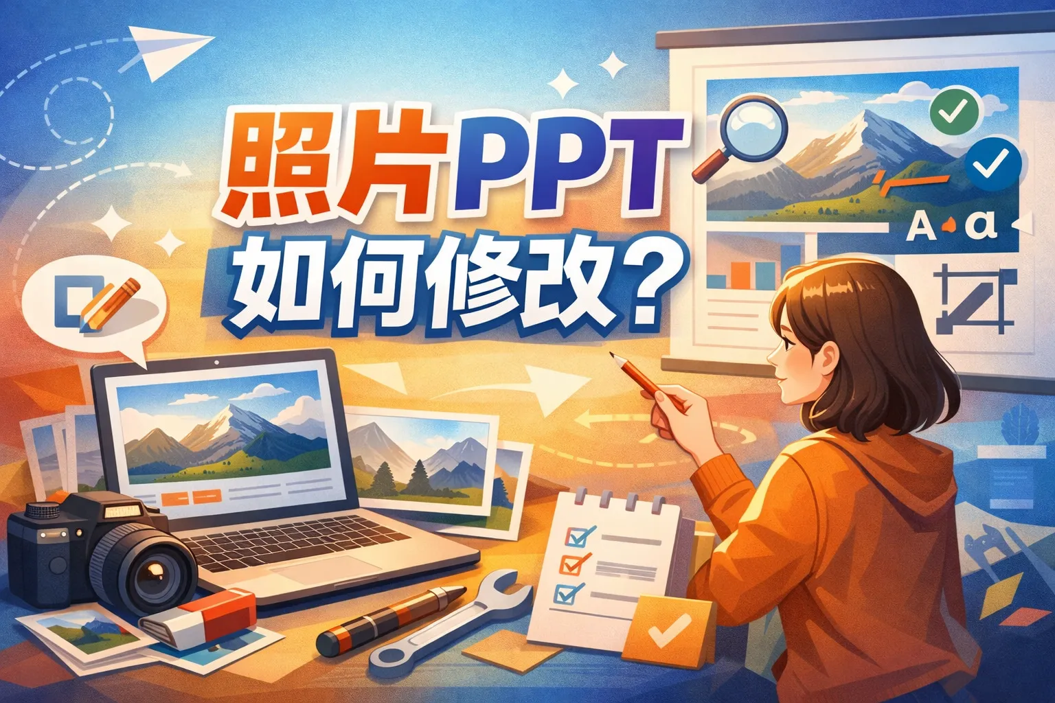 照片ppt如何修改