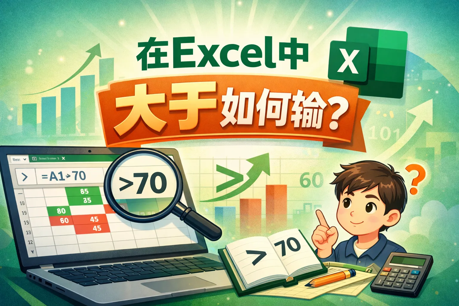 在excel大于如何输