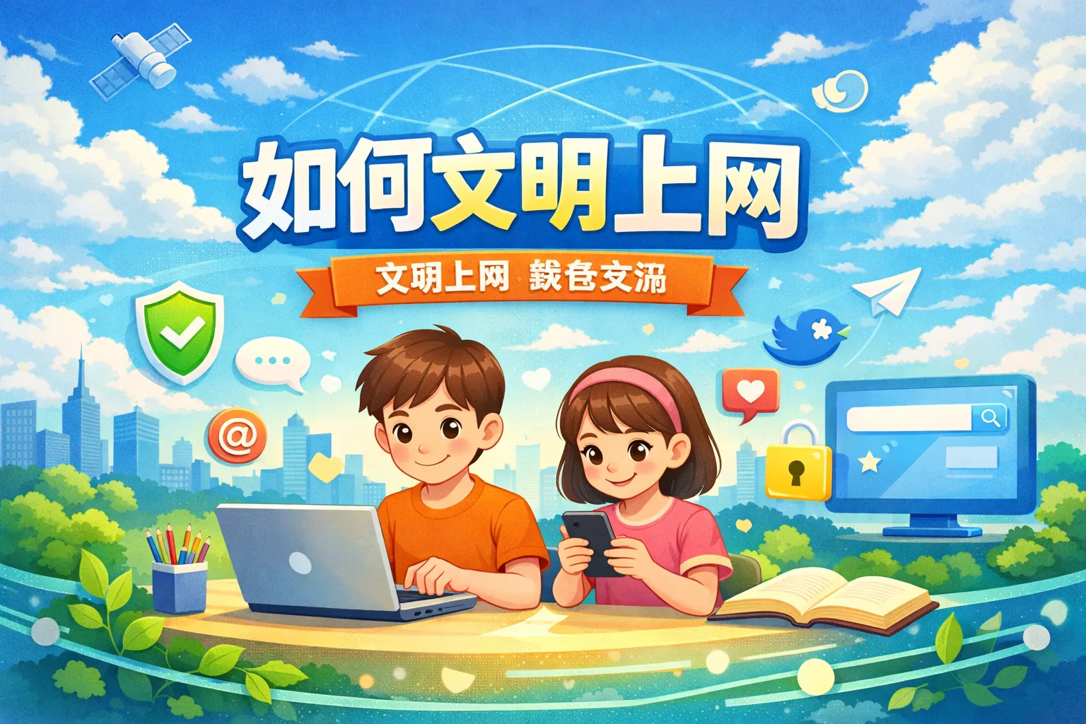 如何文明上网ppt