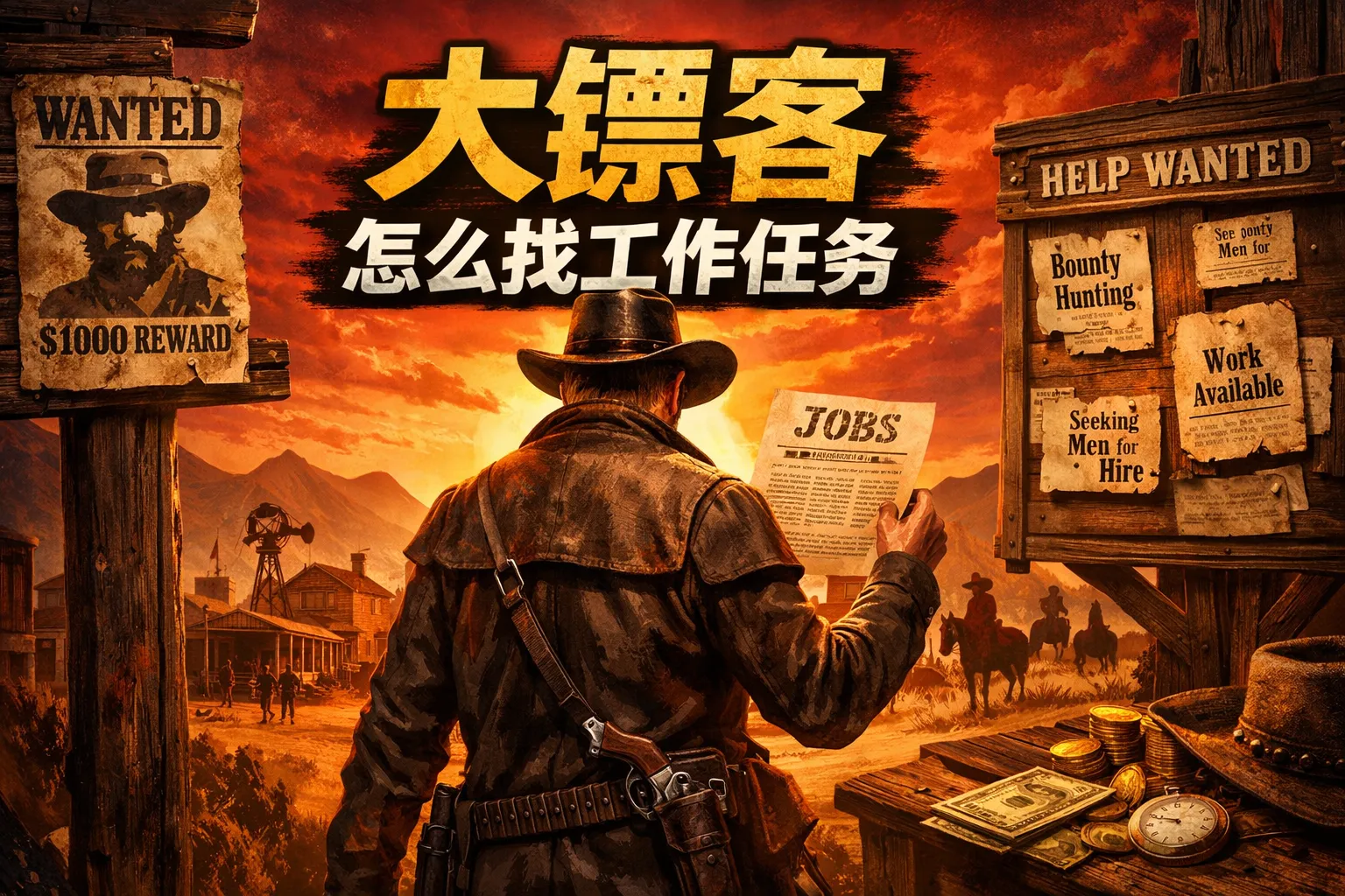 大镖客怎么找工作任务