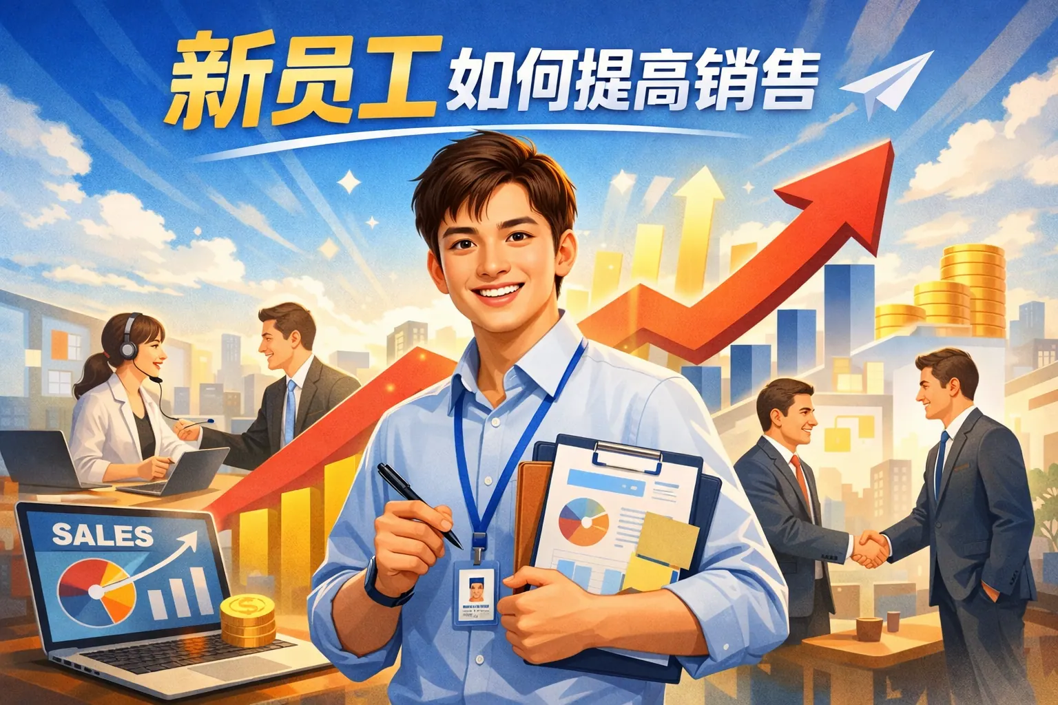 新员工如何提高销售