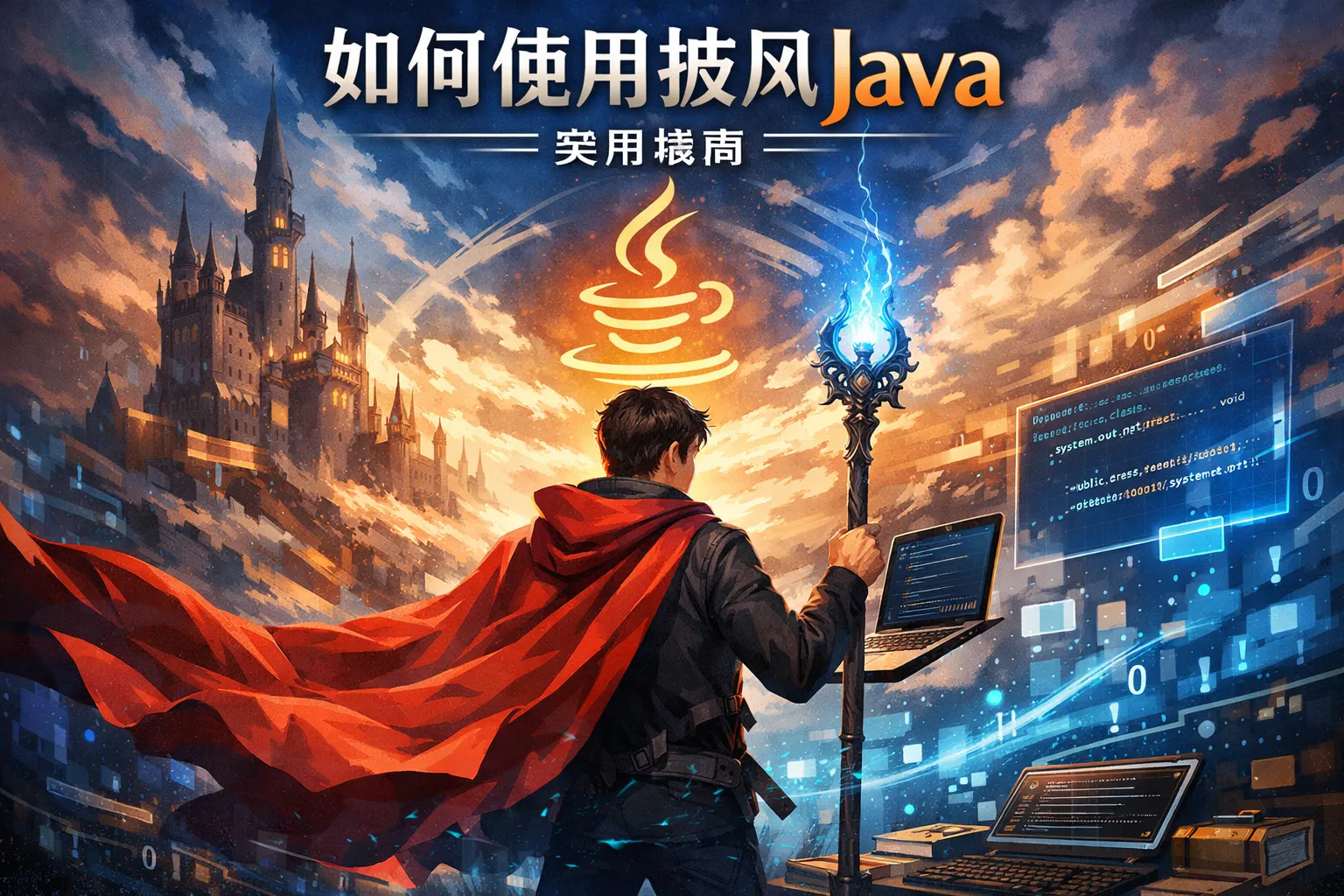 如何使用披风java