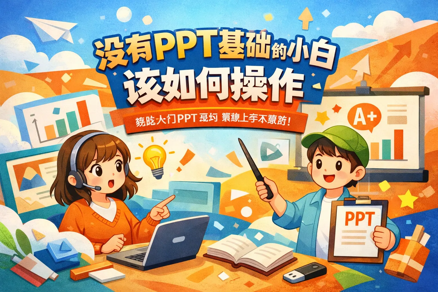 没有ppt基础的小白该如何操作