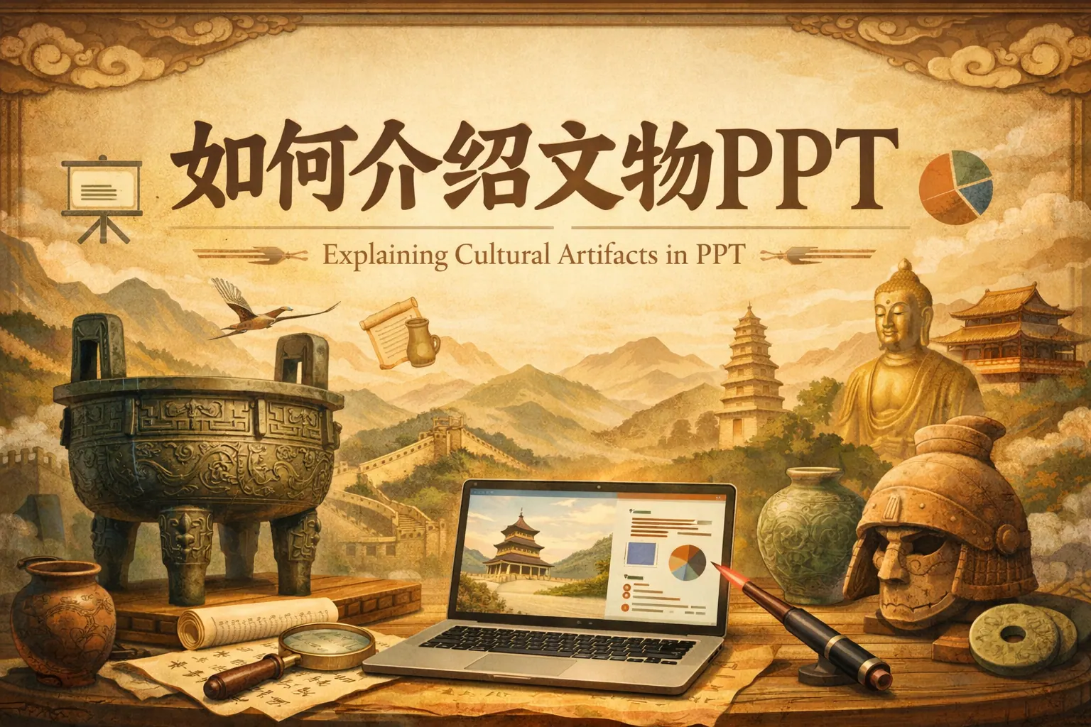 如何介绍文物PPT