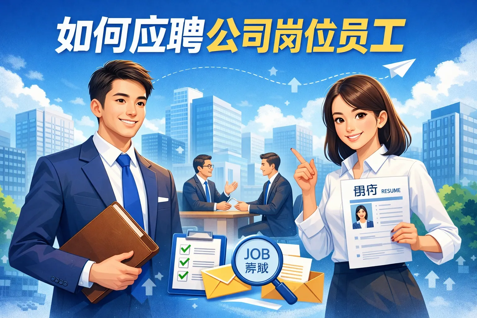 如何应聘公司岗位员工