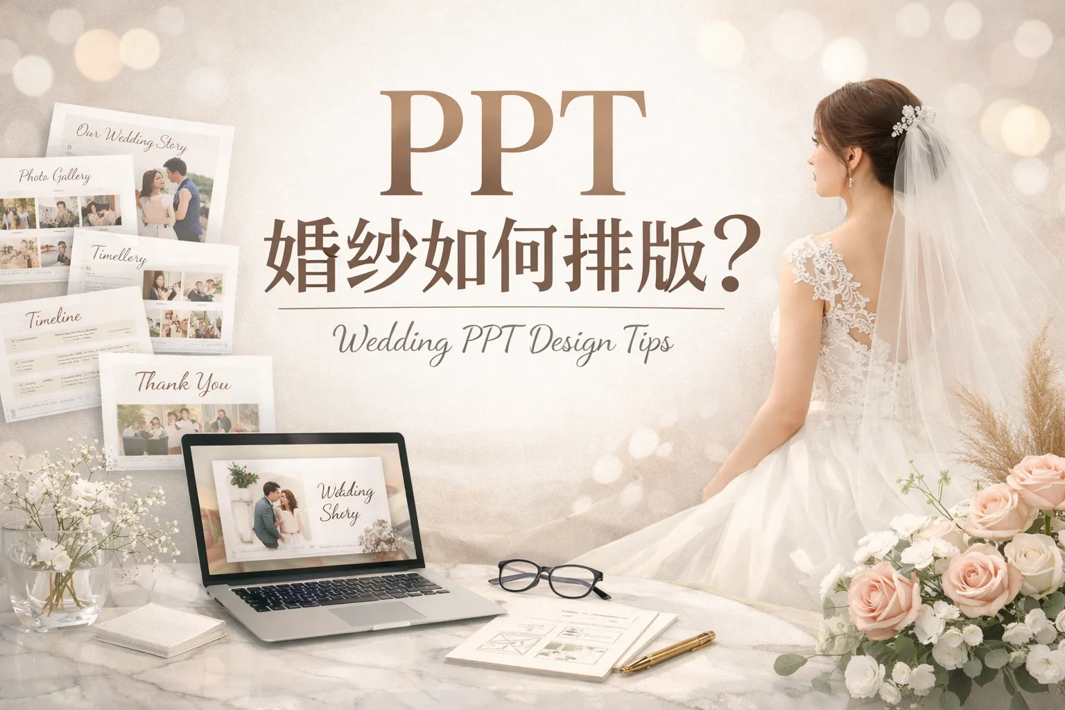 ppt婚纱如何排版