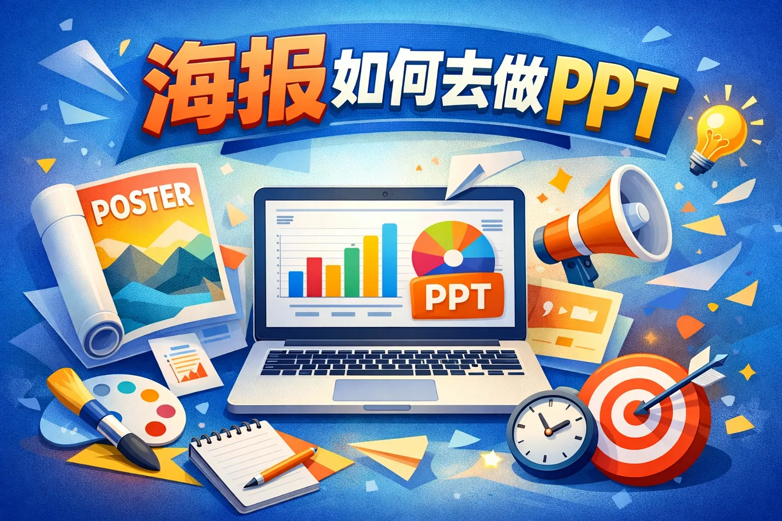 海报如何去做ppt