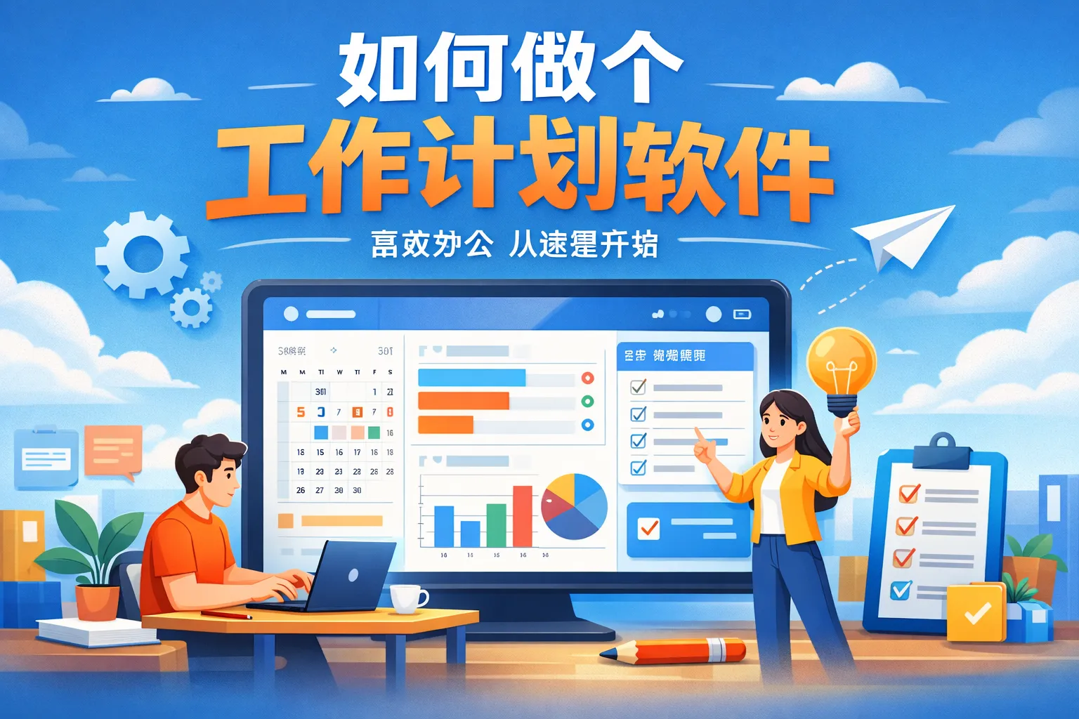 如何做个工作计划软件