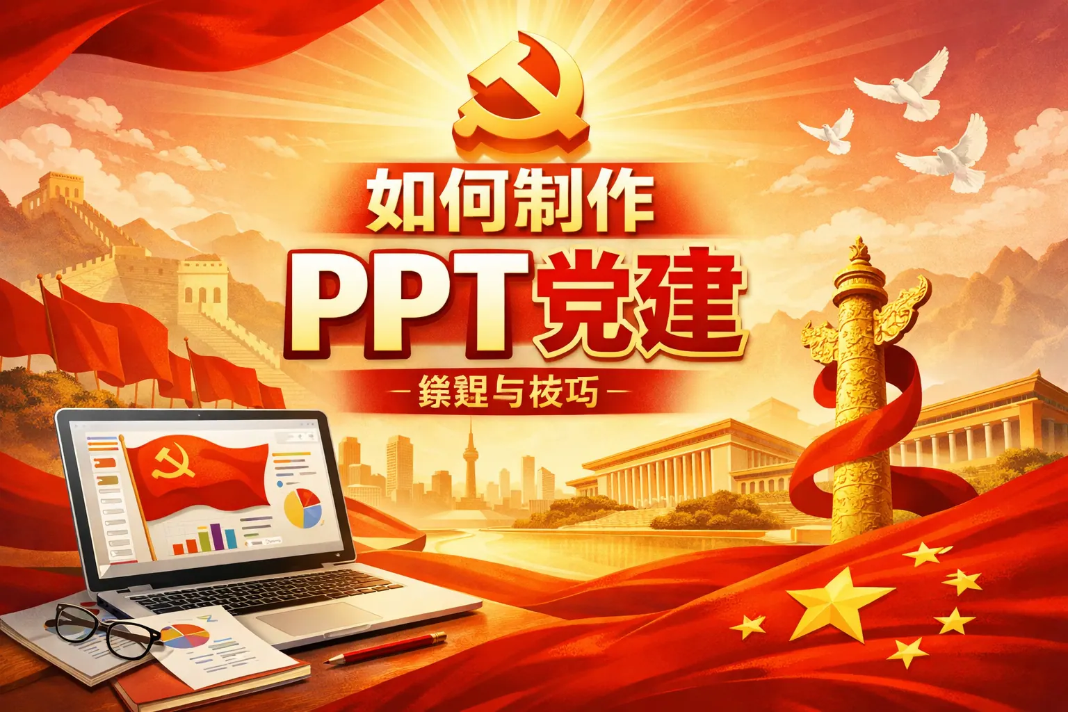 如何制作ppt党建