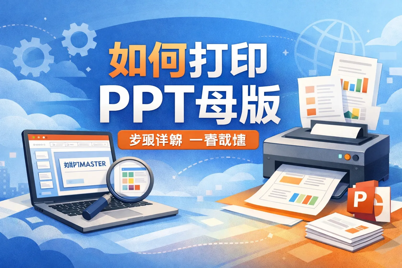 如何打印ppt母版