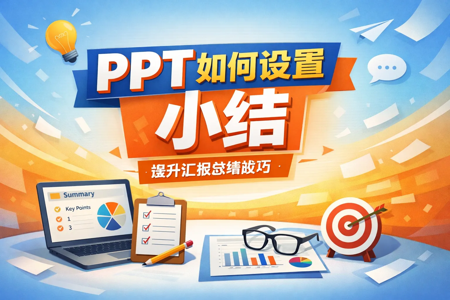 PPT如何设置小结
