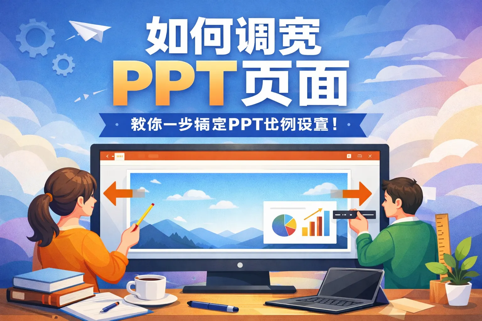 如何调宽ppt页面