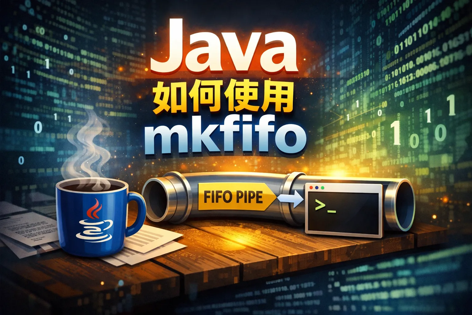 java如何使用mkfifo