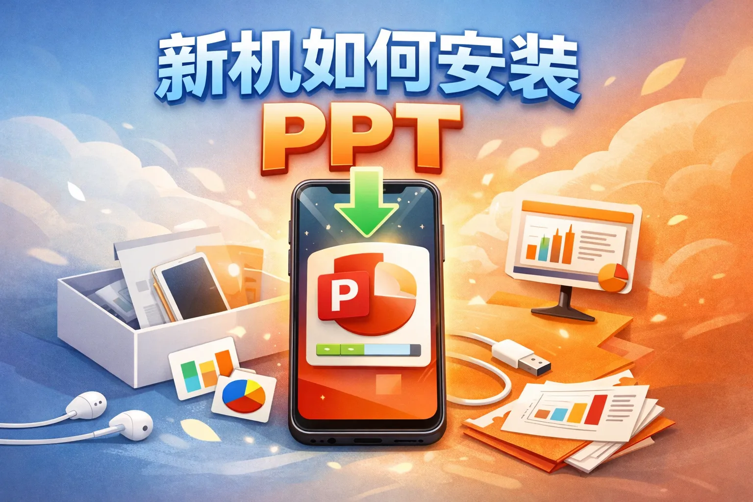 新机如何安装ppt