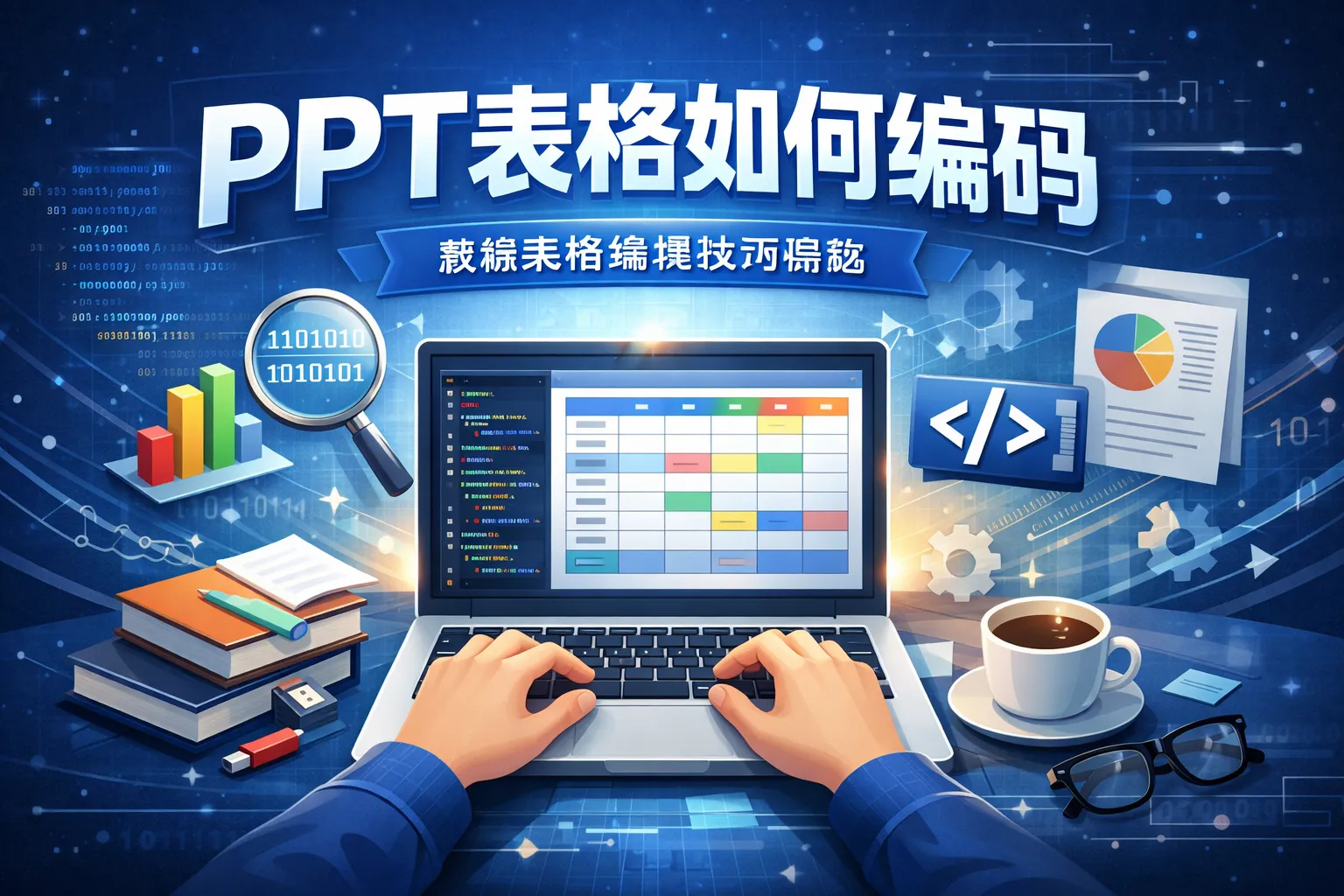 ppt表格如何编码