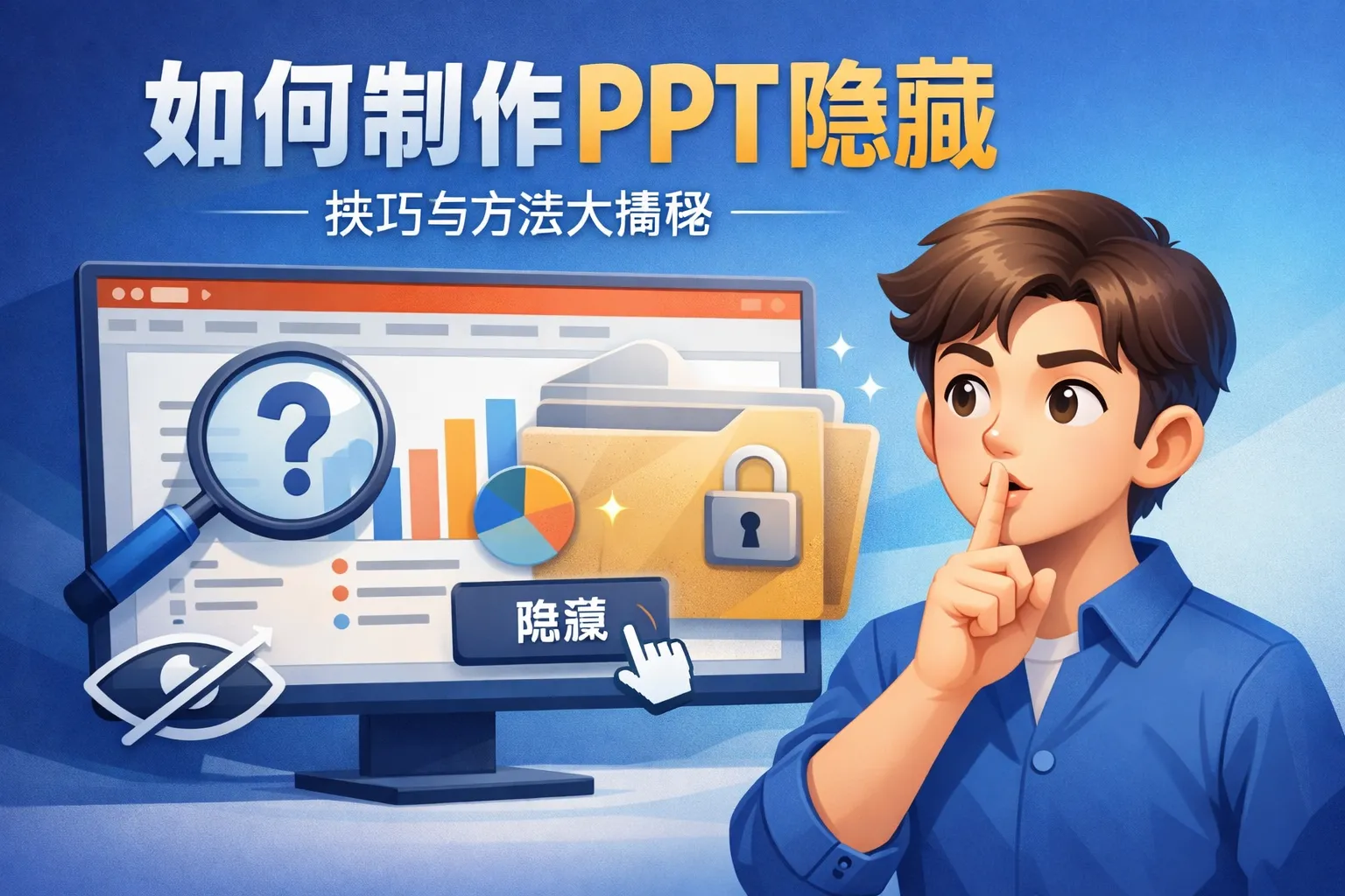 如何制作ppt隐藏