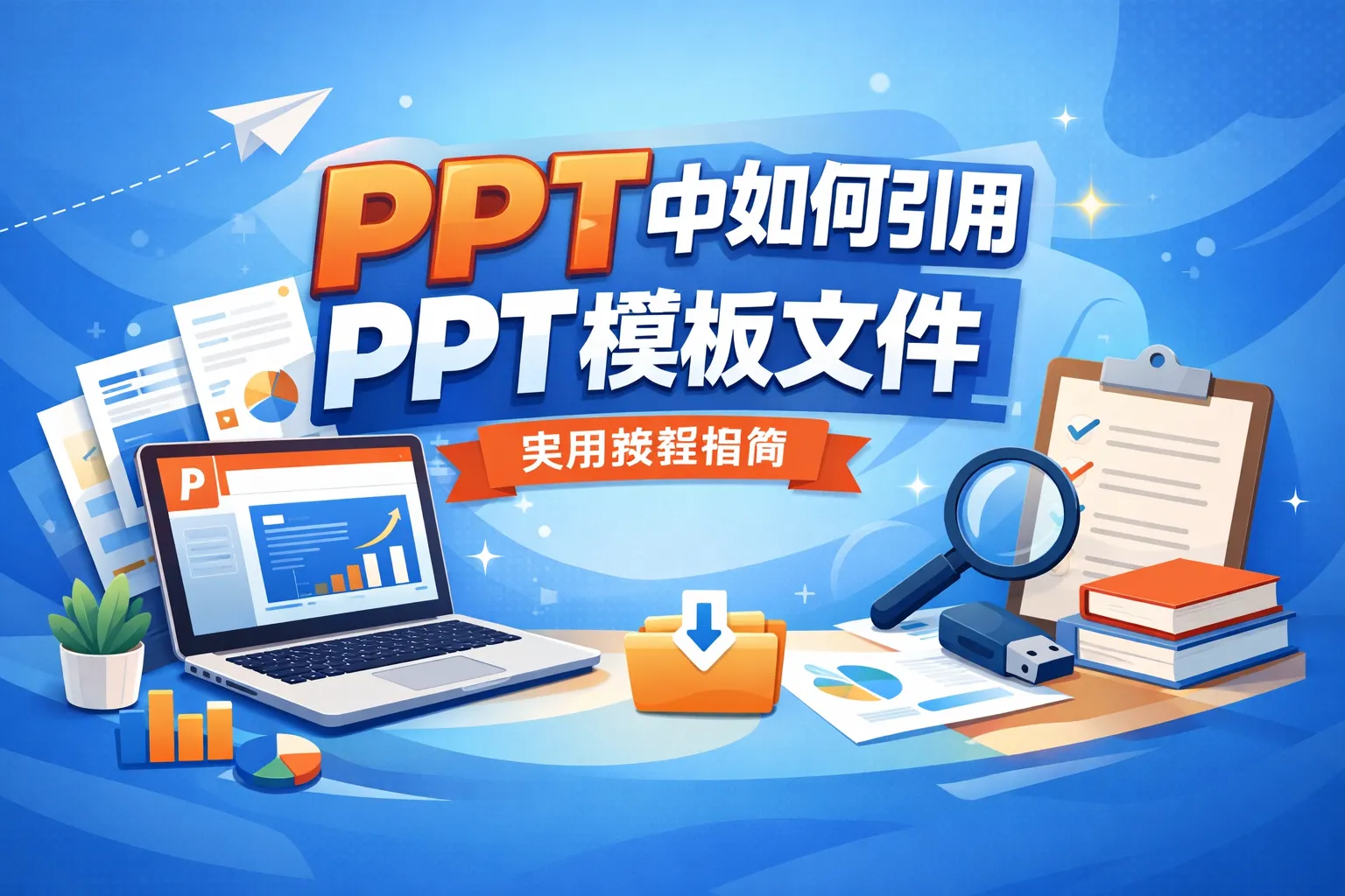 ppt中如何引用ppt模板文件
