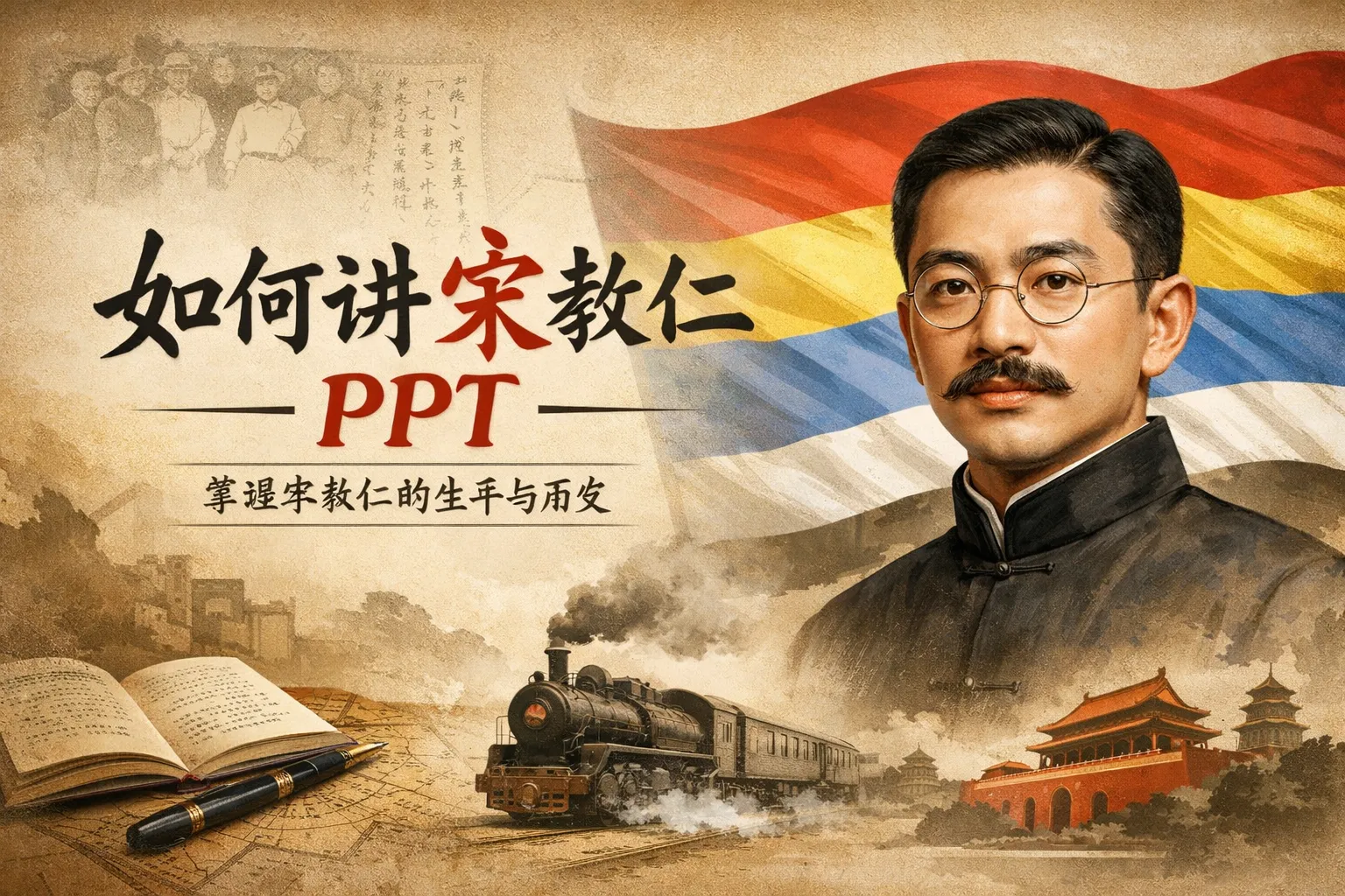 如何讲宋教仁ppt