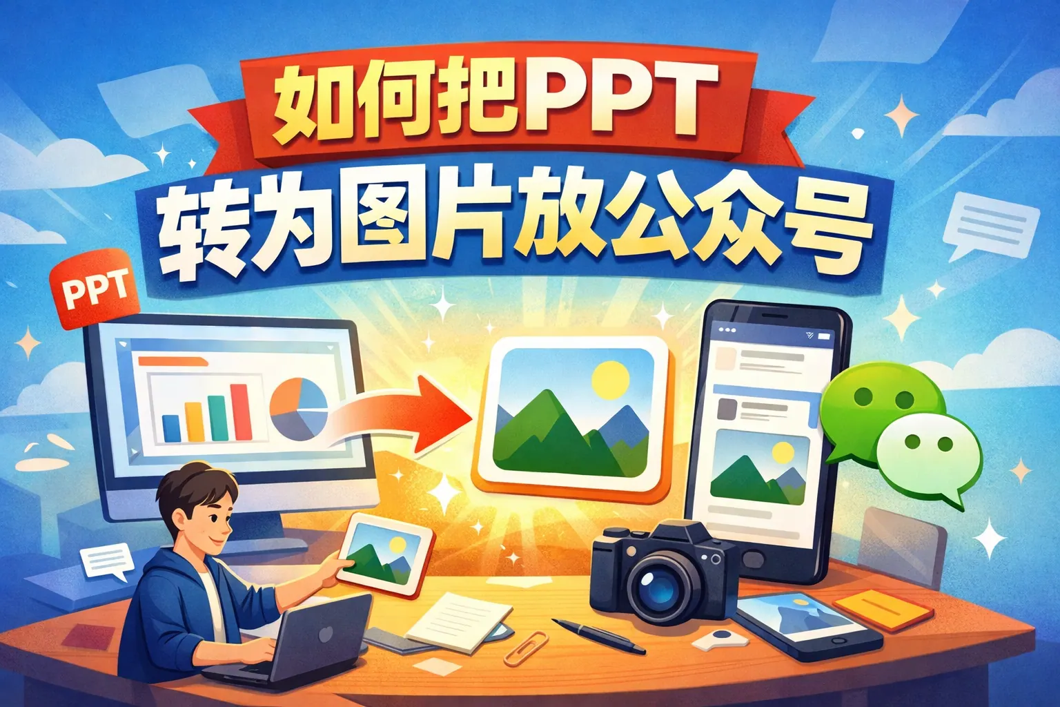 如何把ppt转为图片放公众号