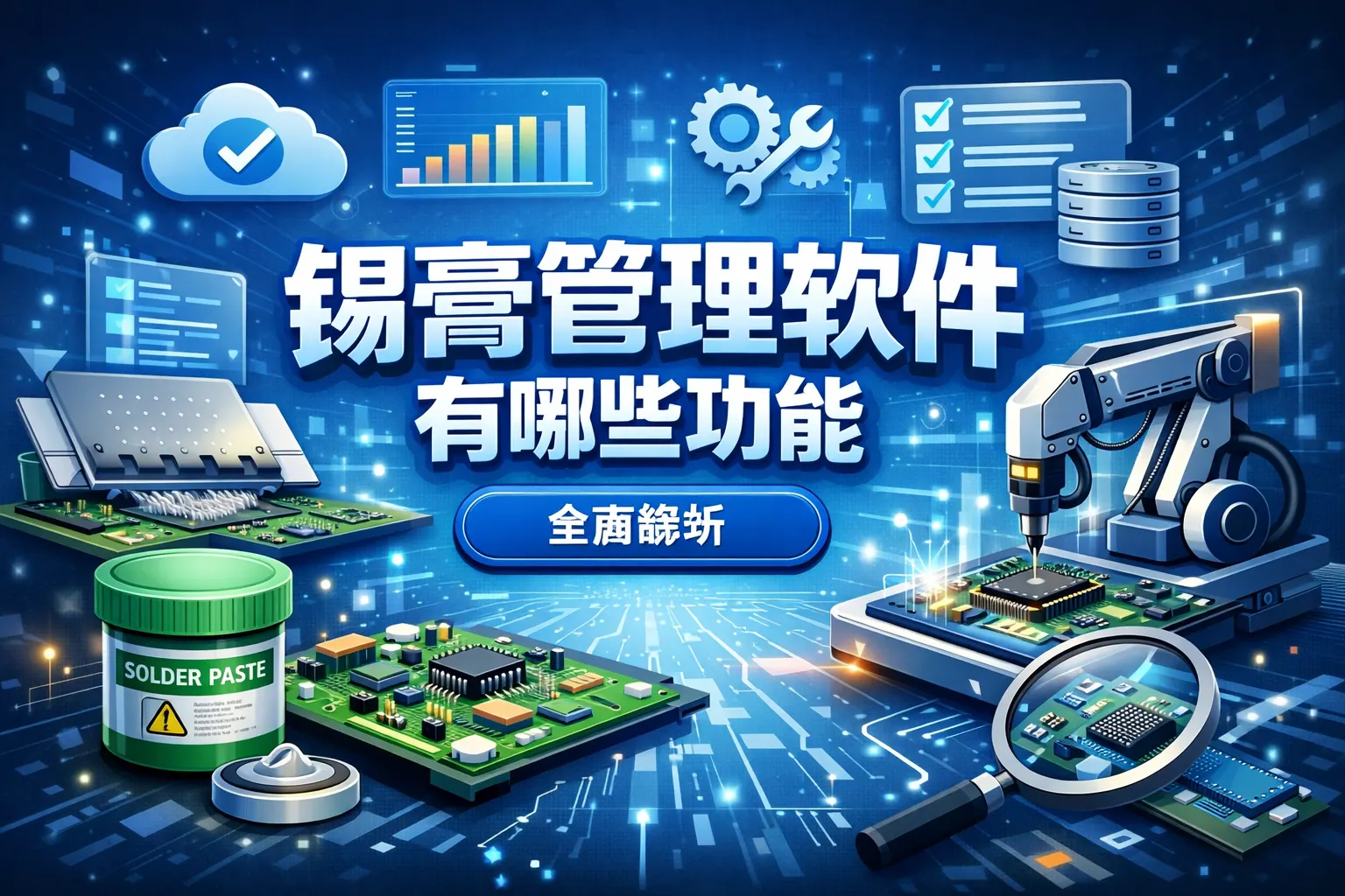 锡膏管理软件有哪些功能