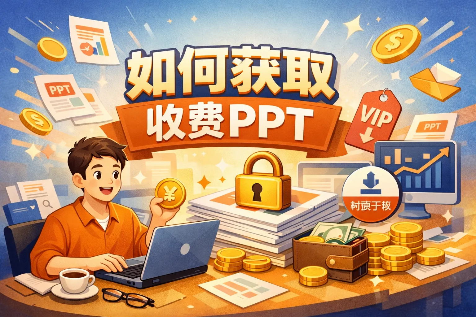 如何获取收费ppt
