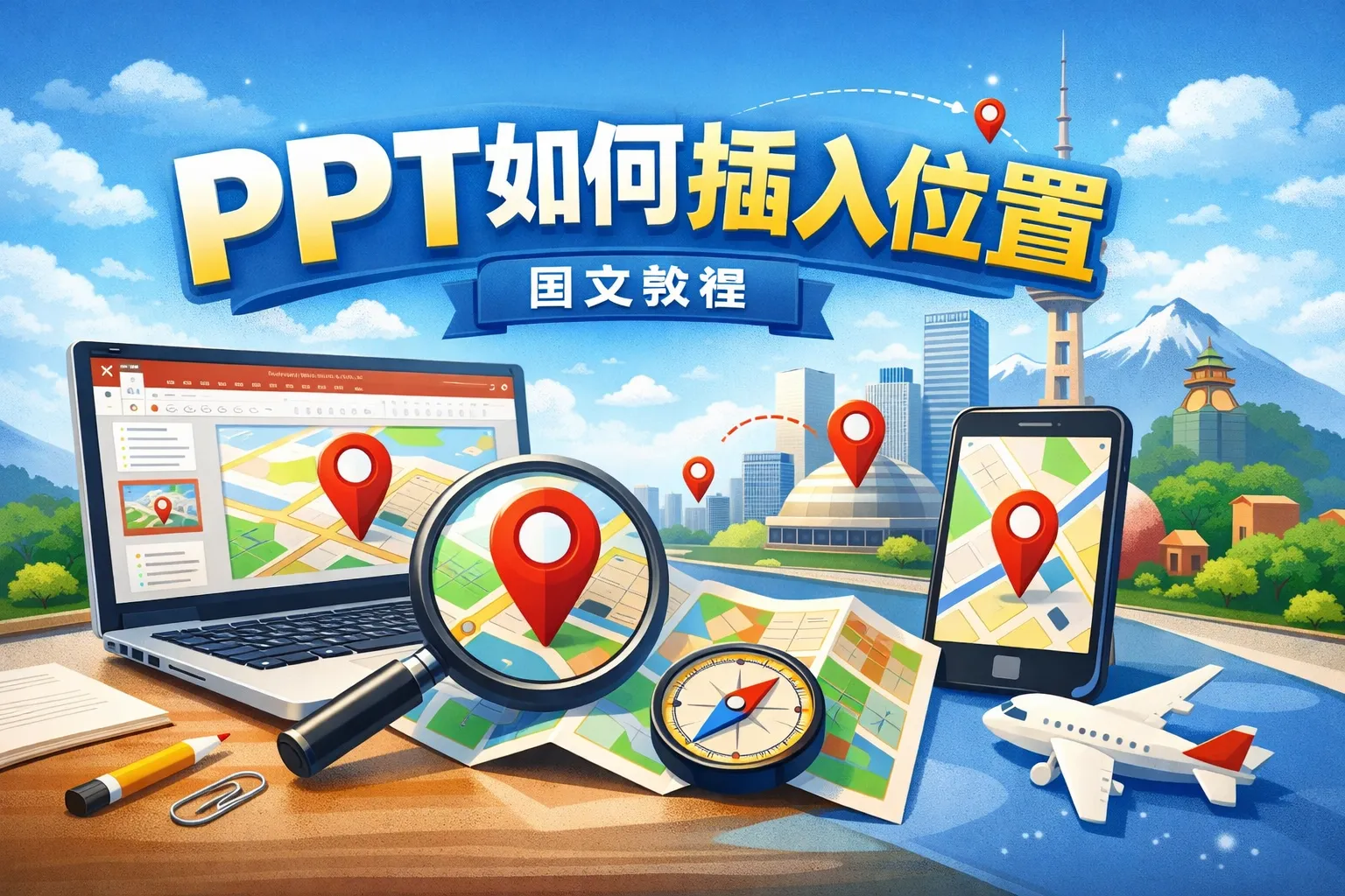 ppt如何插入位置