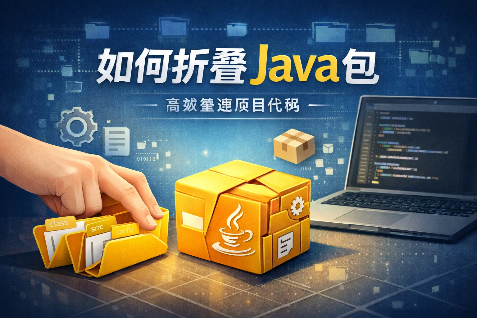 如何折叠java包