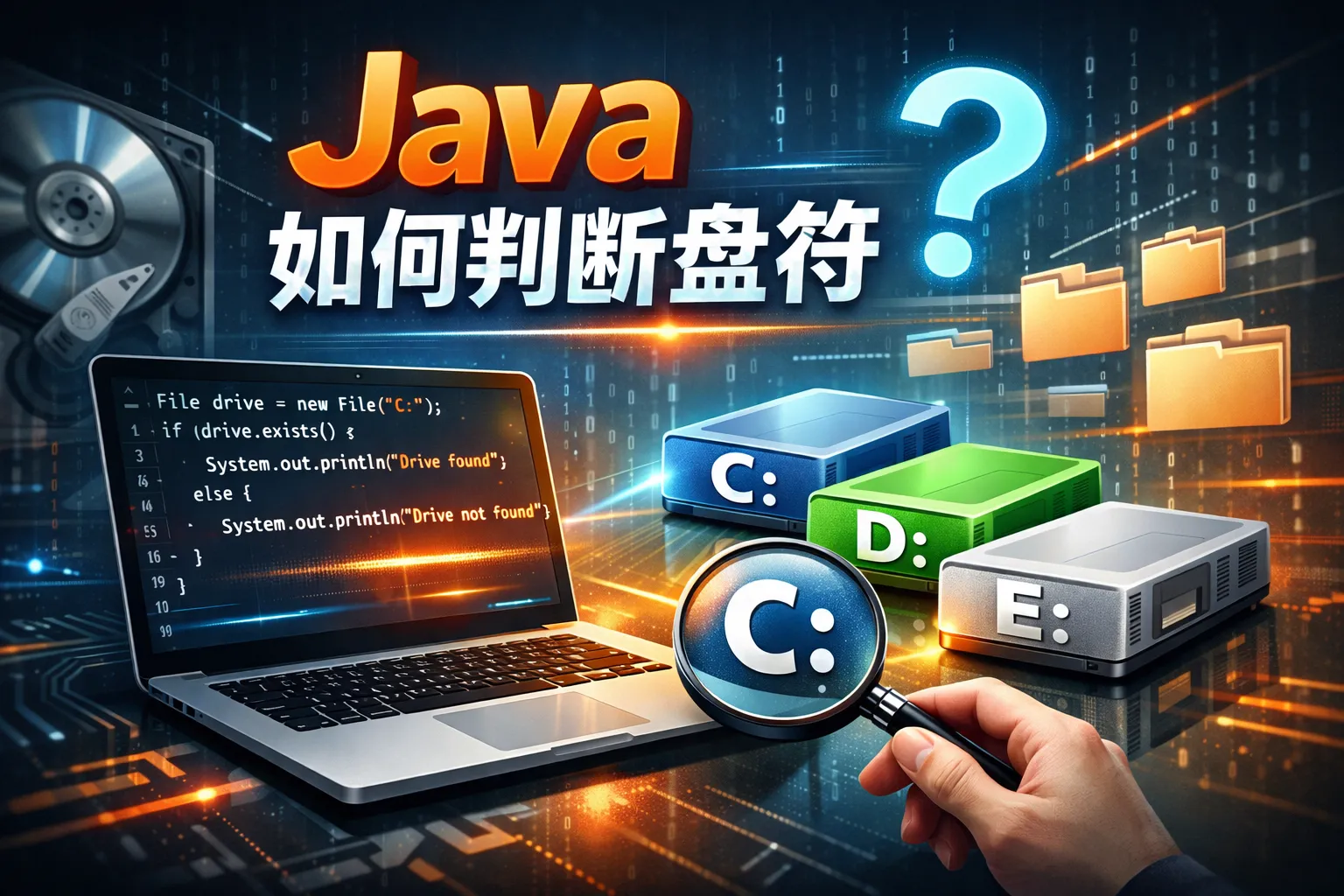 java如何判断盘符
