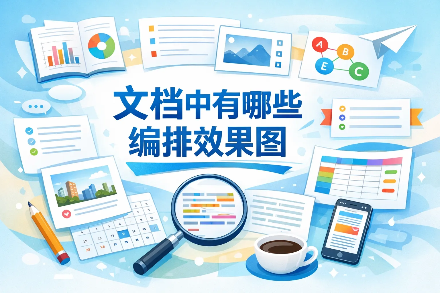 文档中有哪些编排效果图