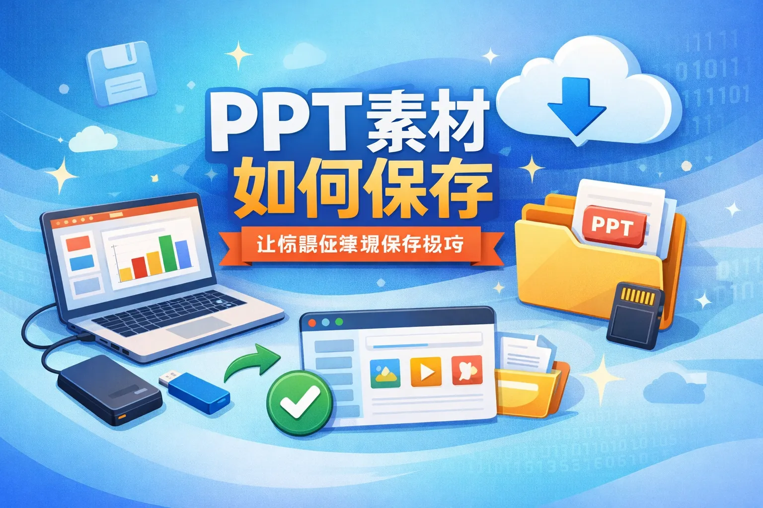 ppt素材如何保存