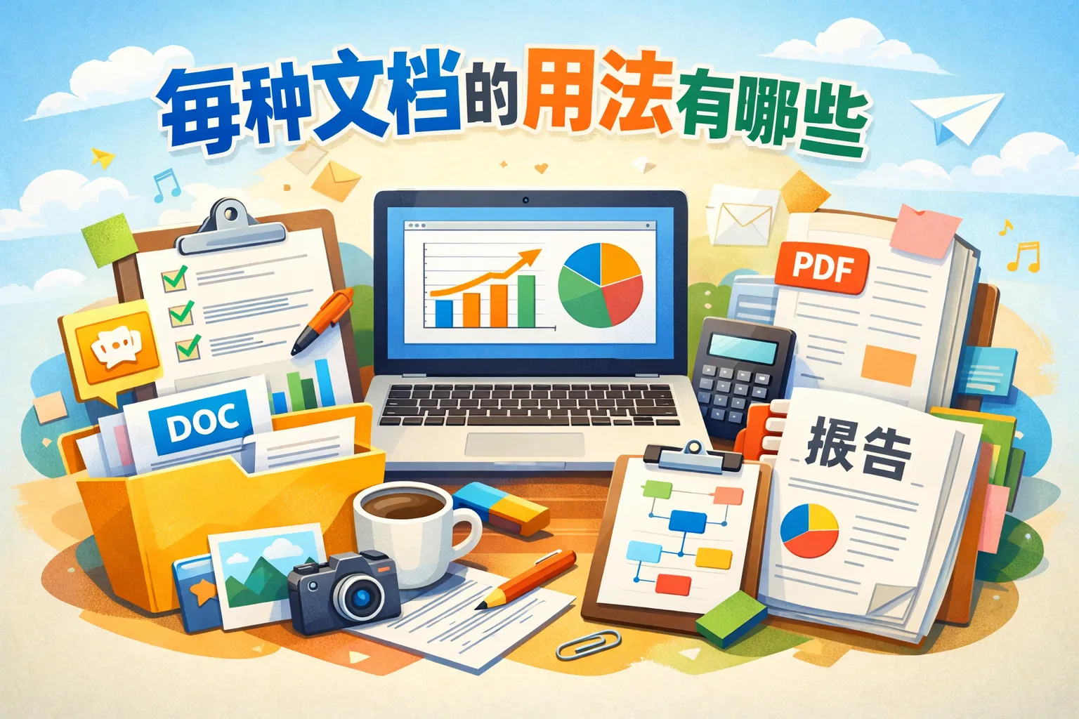 每种文档的用法有哪些