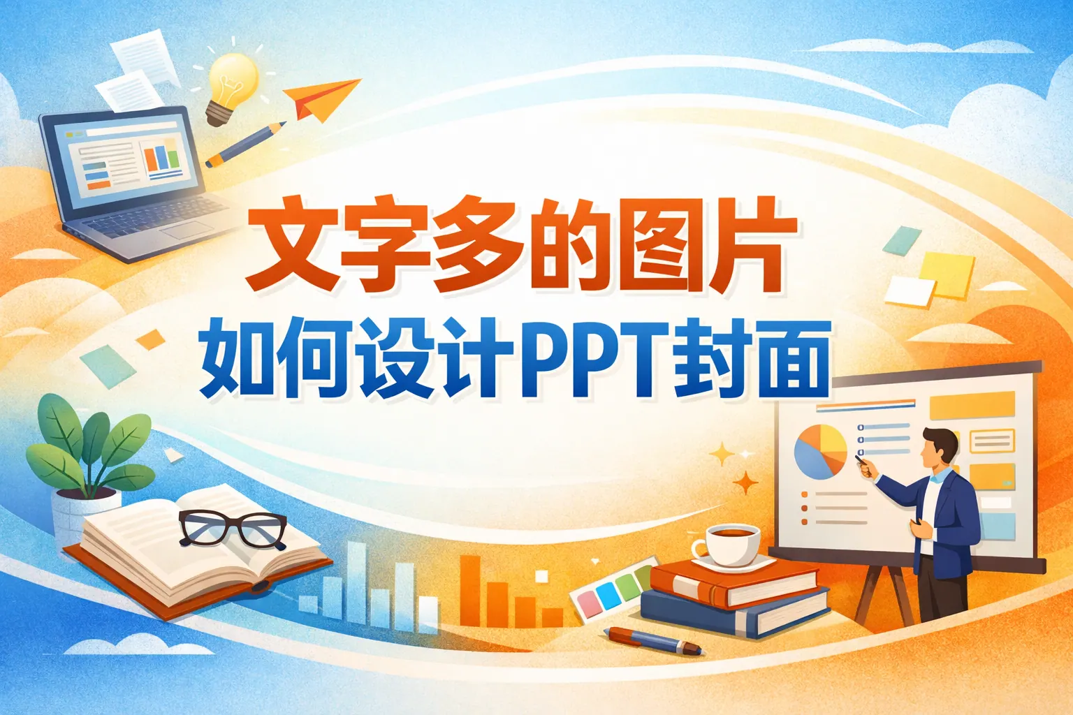 文字多的图片如何设计ppt封面