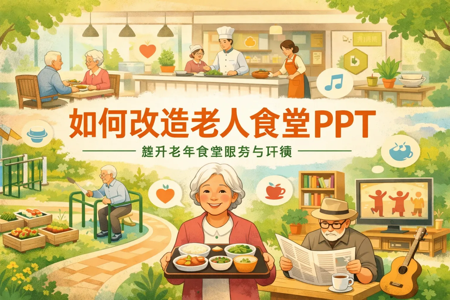 如何改造老人食堂ppt