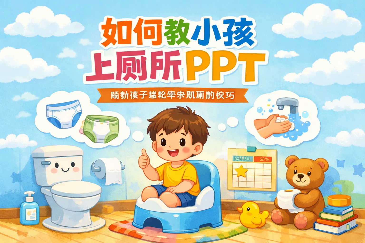 如何教小孩上厕所ppt