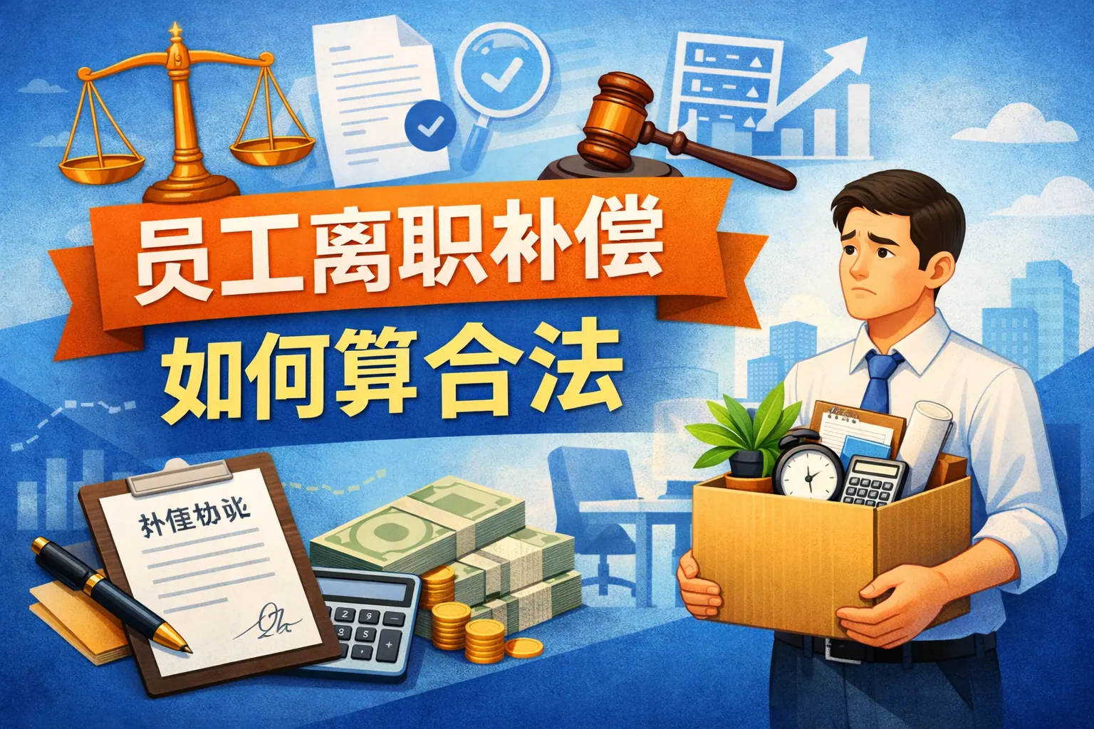 员工离职补偿如何算合法