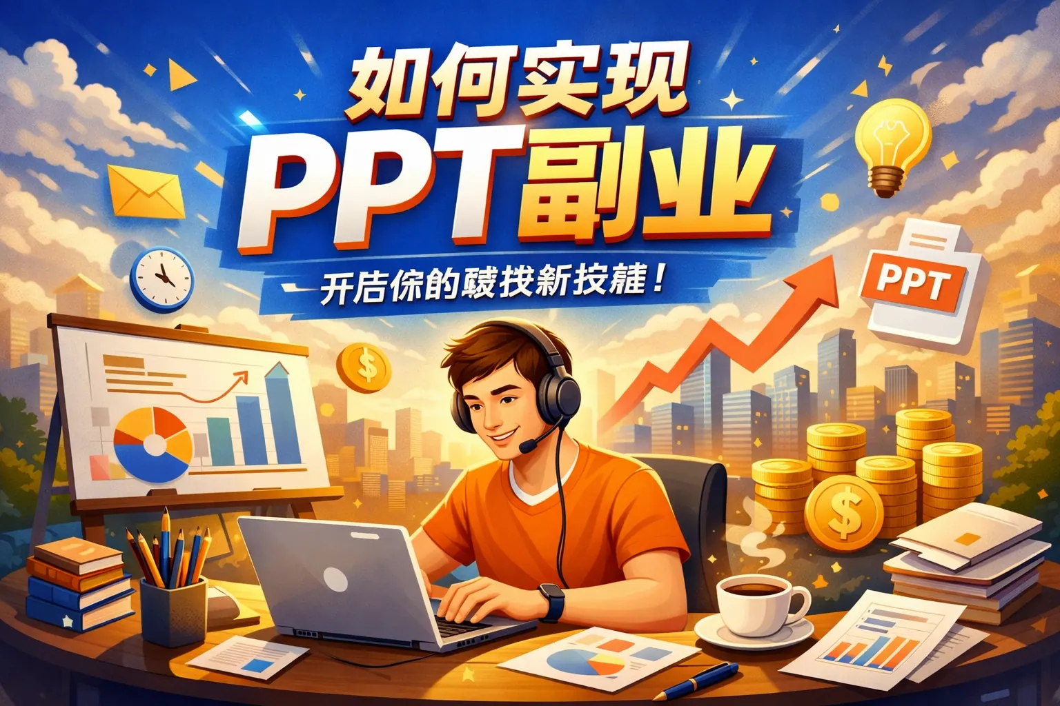 如何实现PPT副业