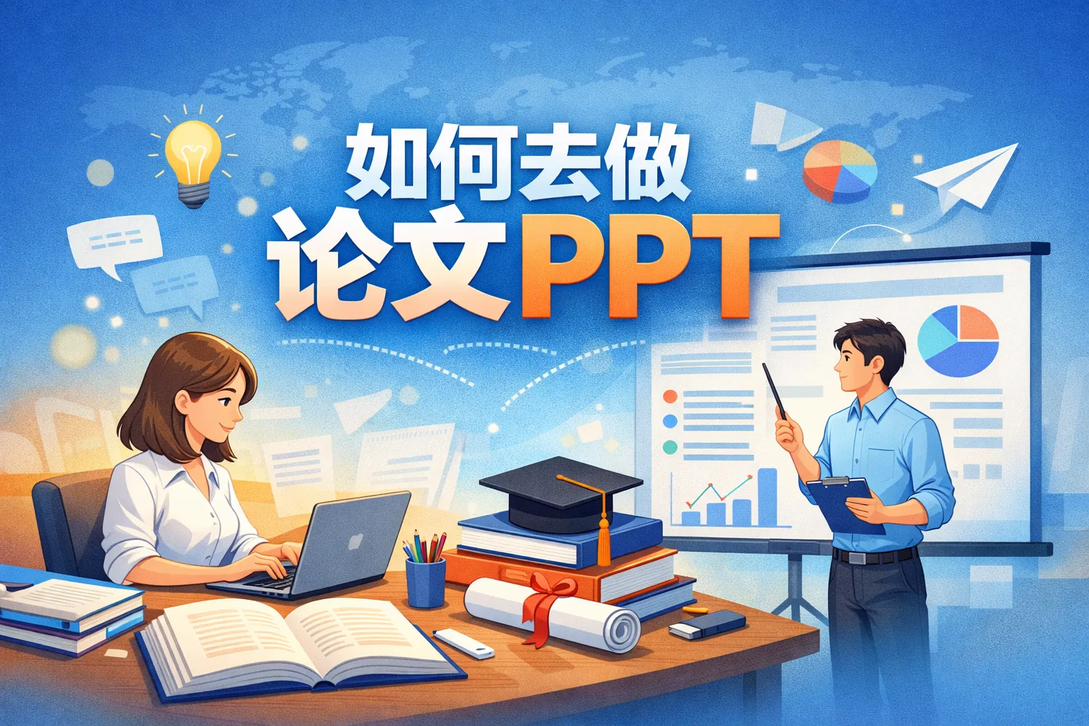 如何去做论文ppt