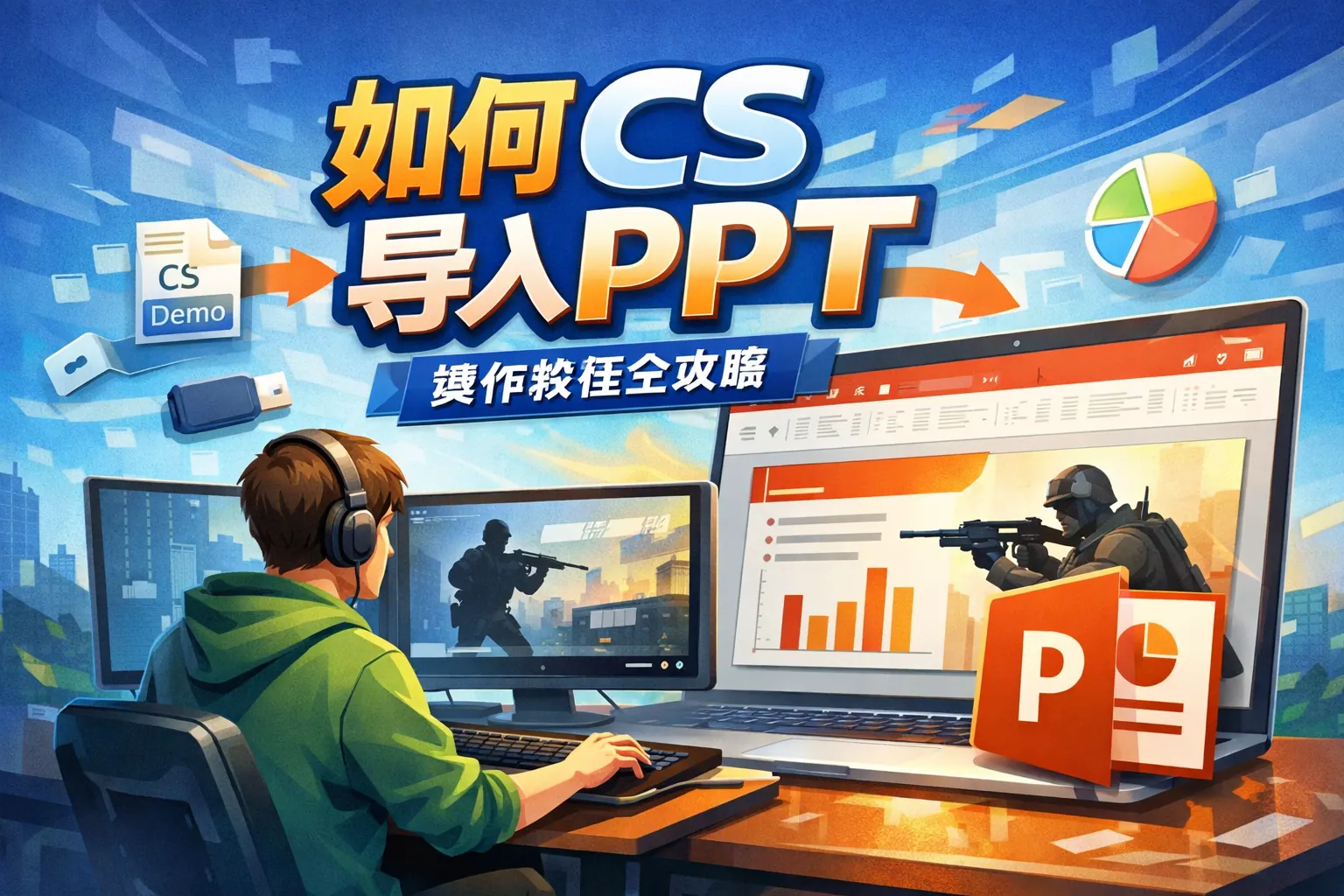 如何cs导入ppt