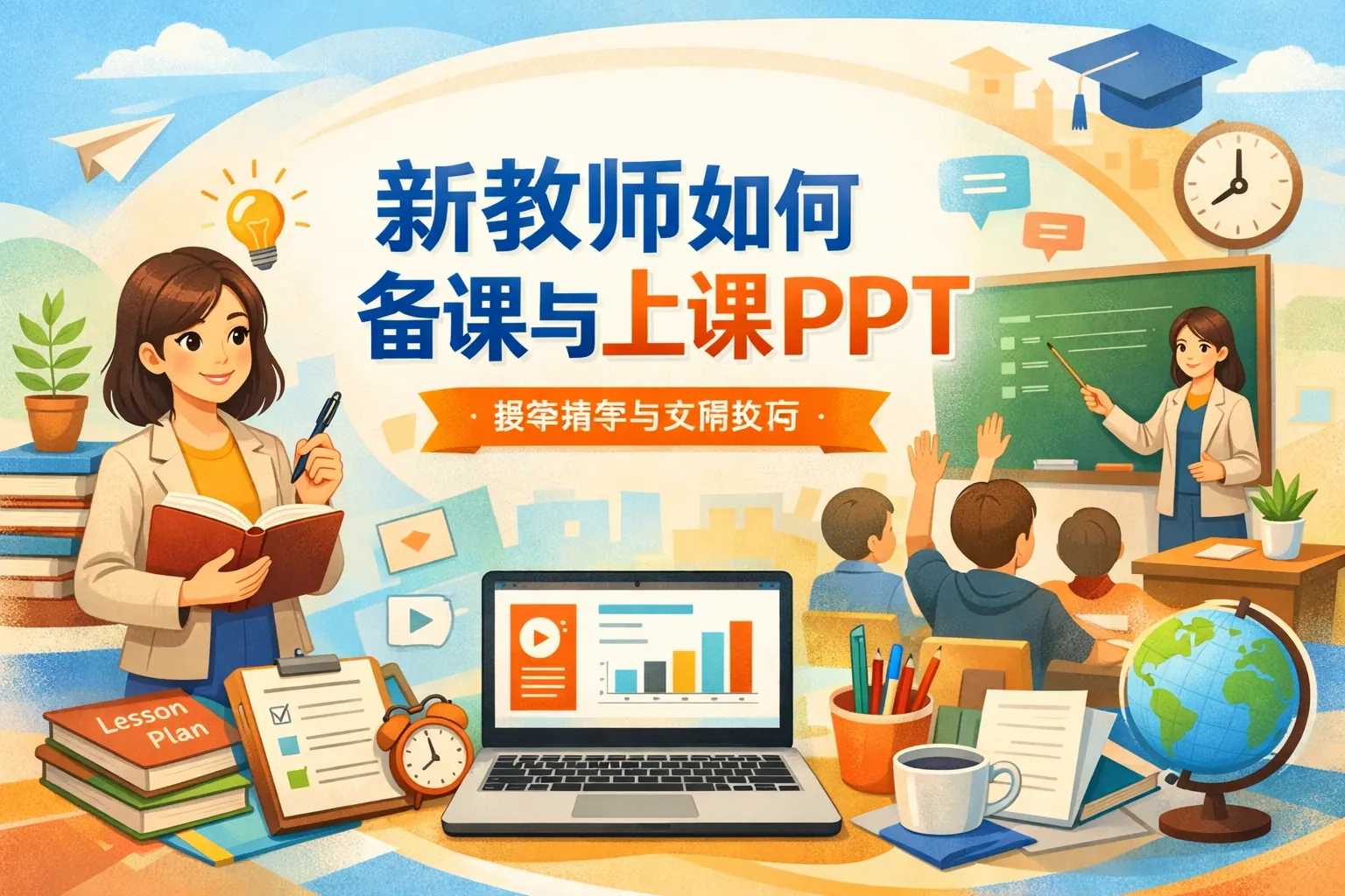 新教师如何备课与上课ppt
