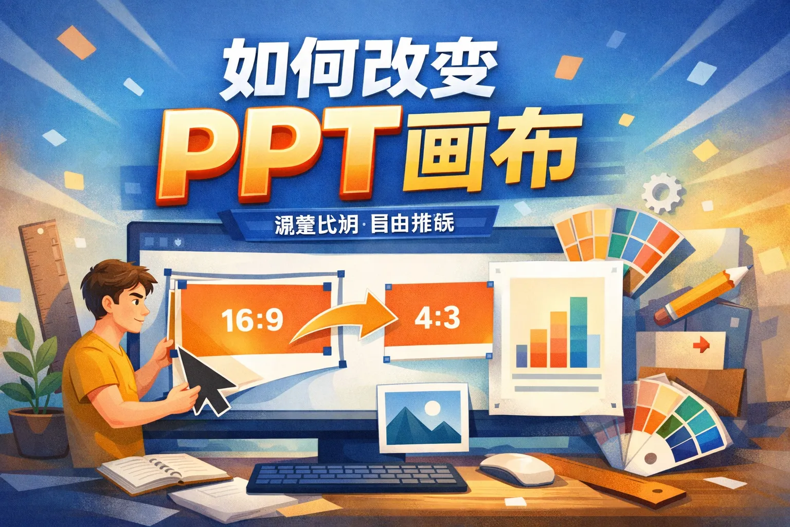 如何改变ppt画布