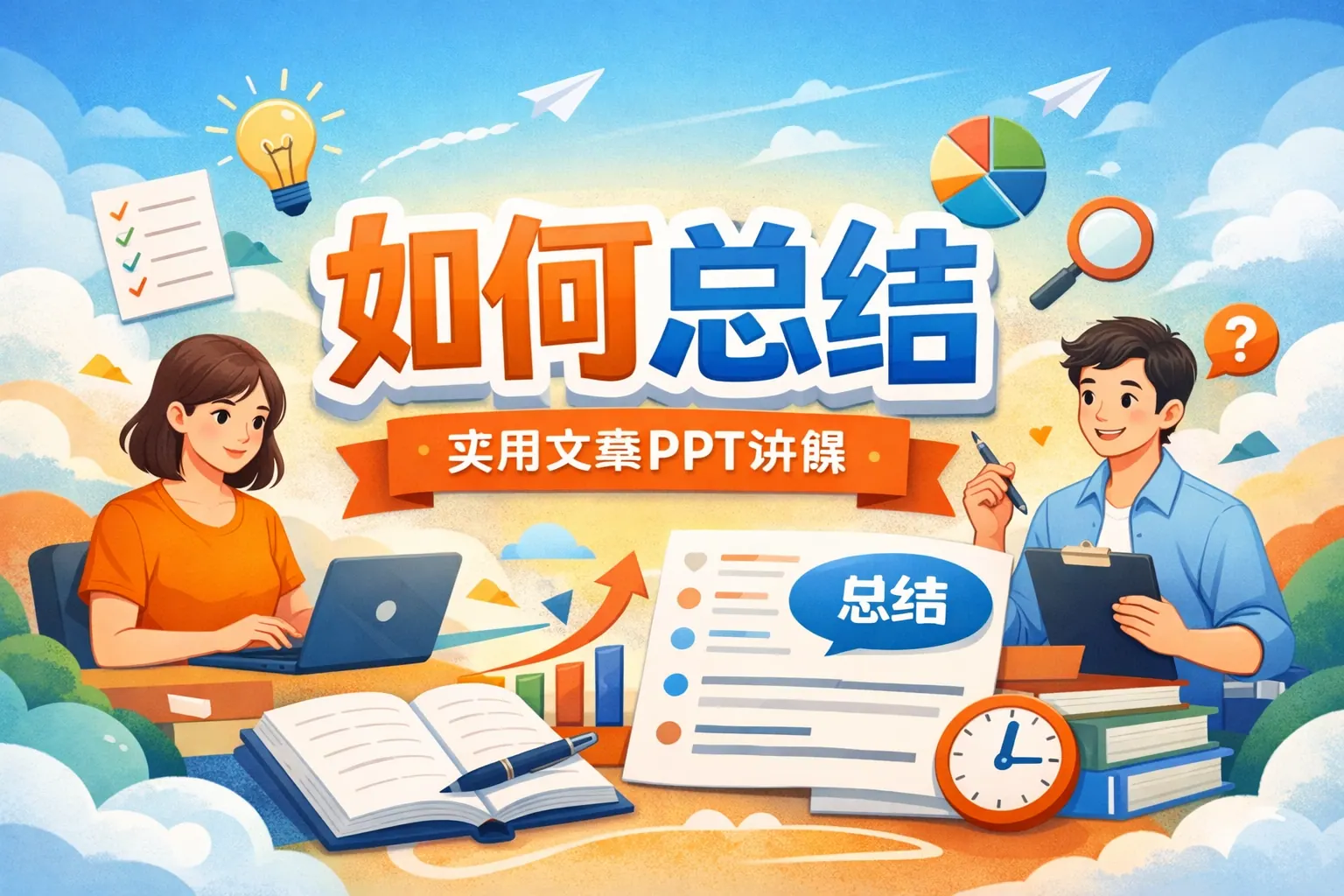 ppt讲解如何总结