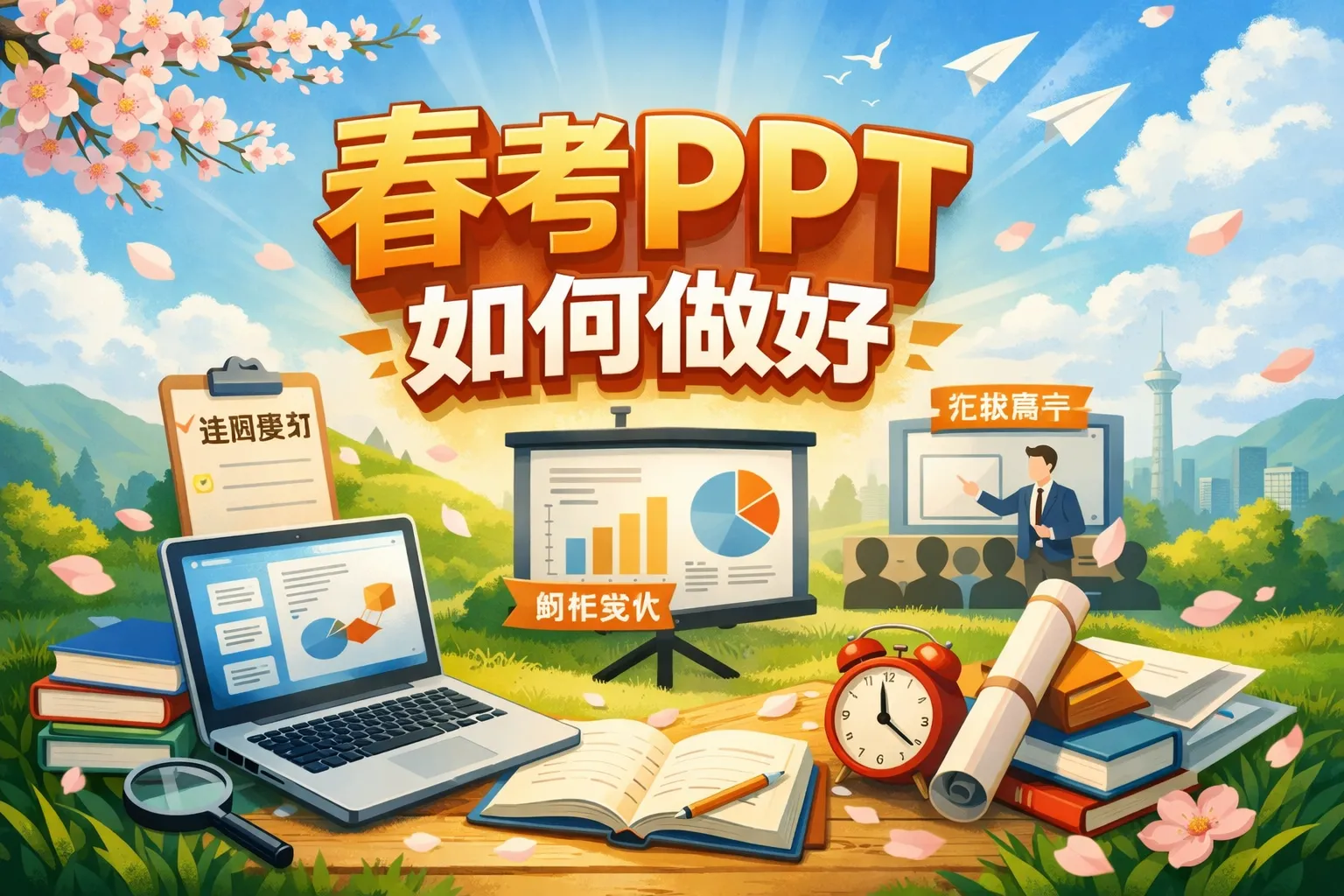 春考ppt如何做好