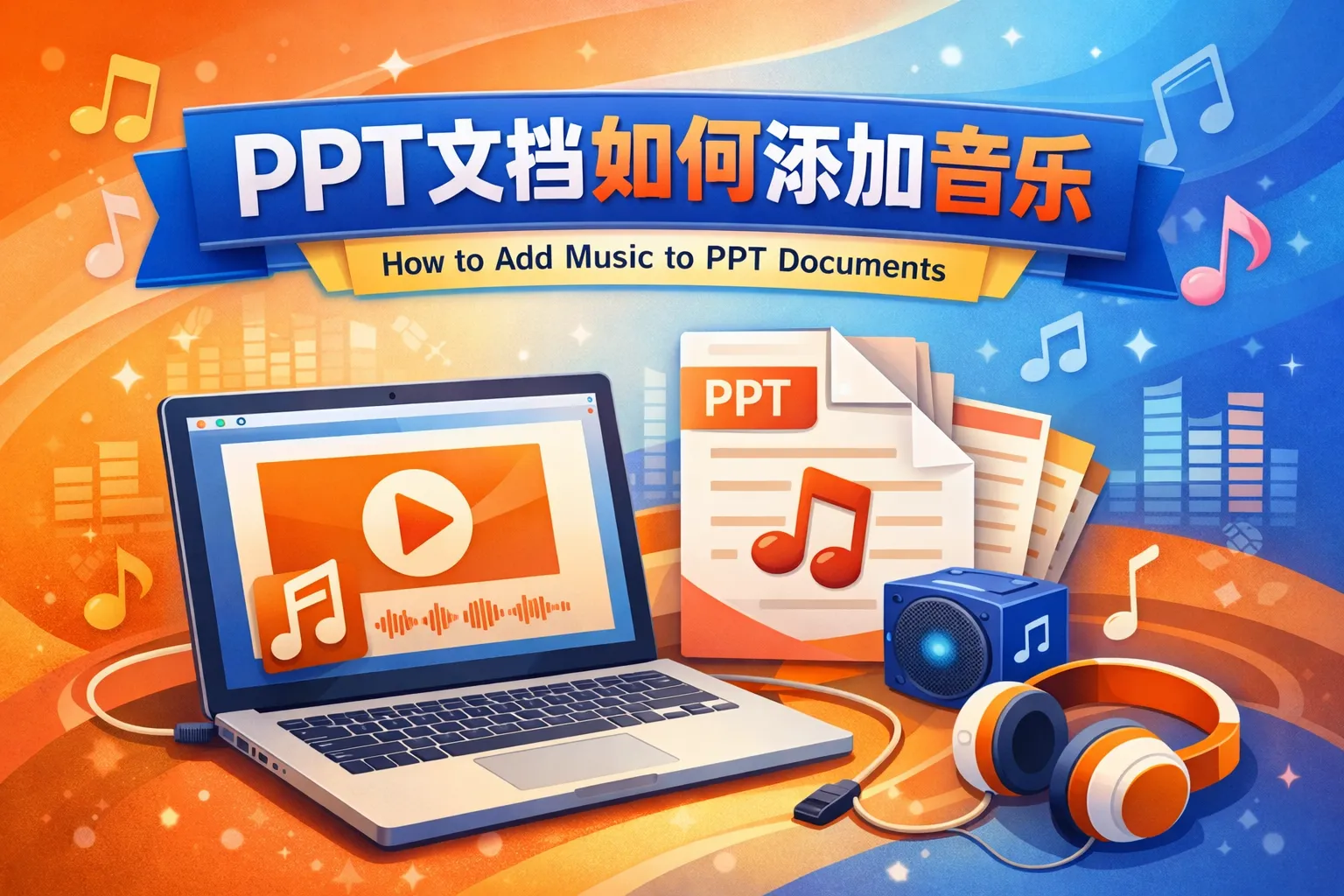 ppt文档如何添加音乐