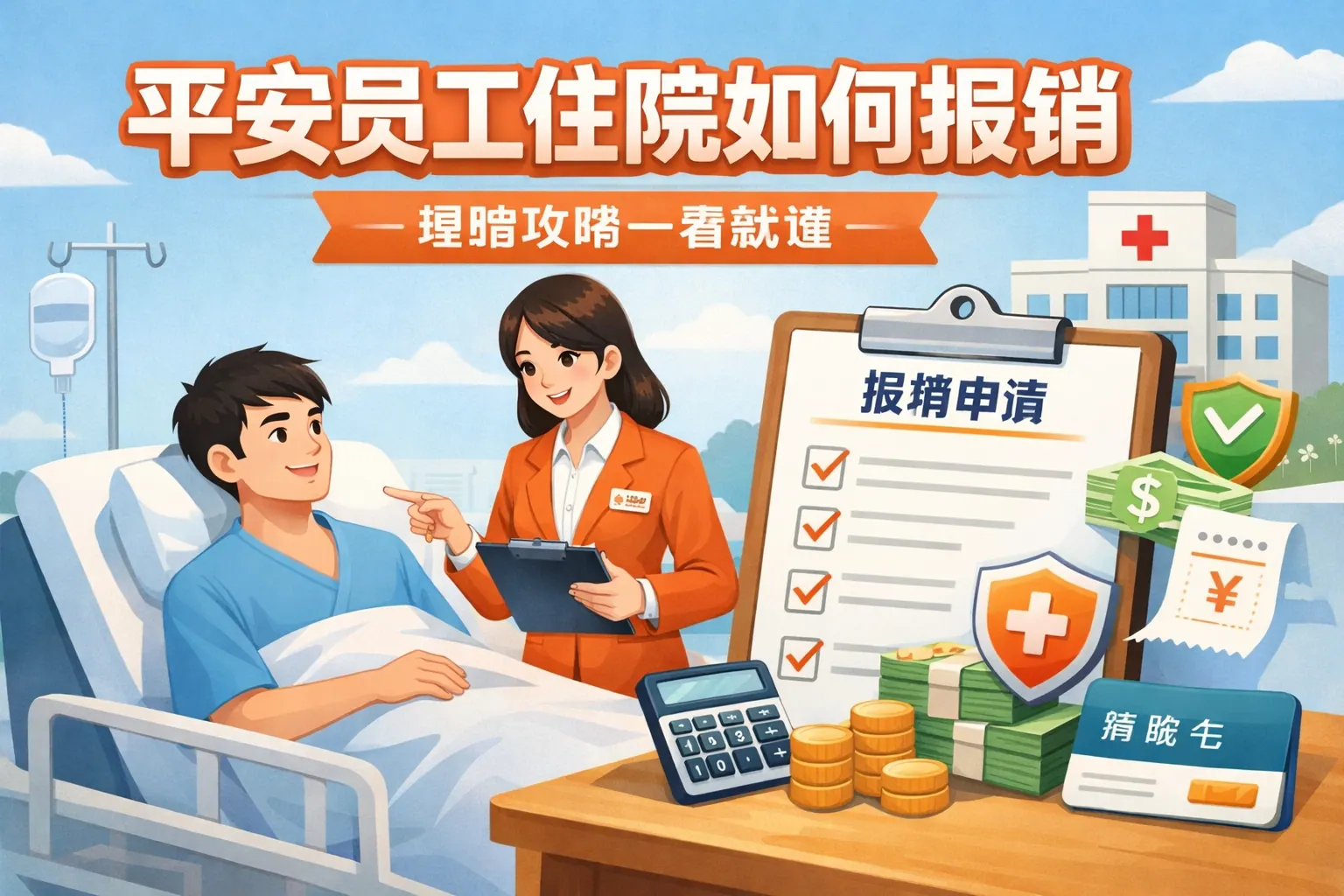 平安员工住院如何报销
